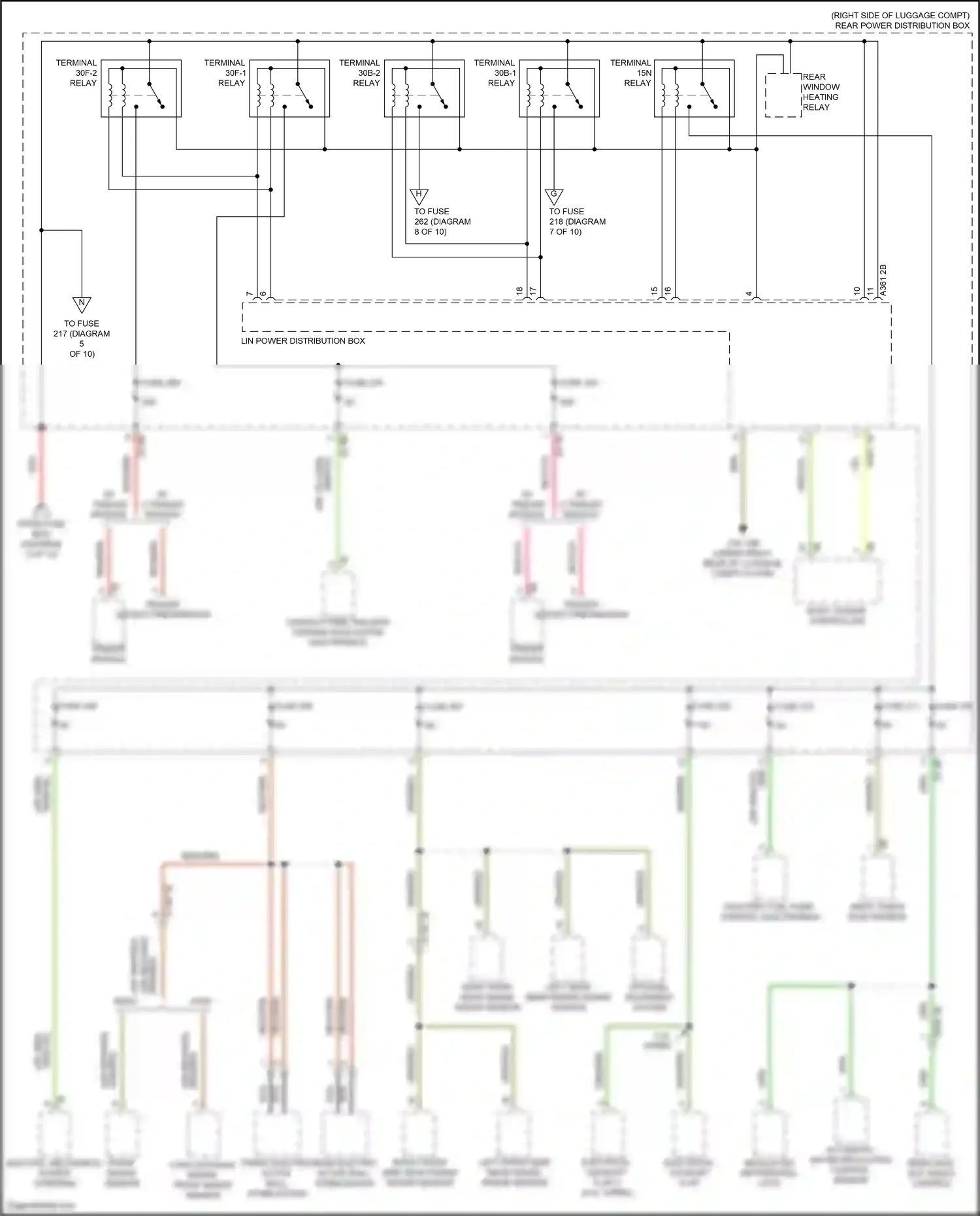 Wiring diagram body domain controller for BMW X6 G06 (2019-2023) (17 of 44)