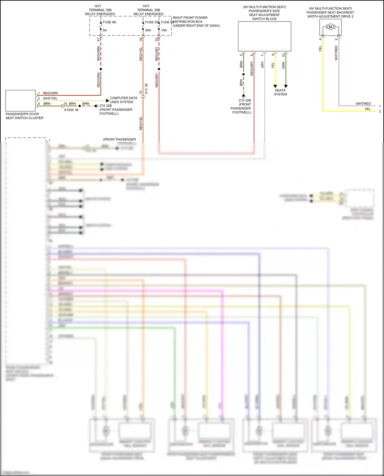 Wiring diagram body domain controller for BMW X6 G06 (2019-2023) (8 of 44)