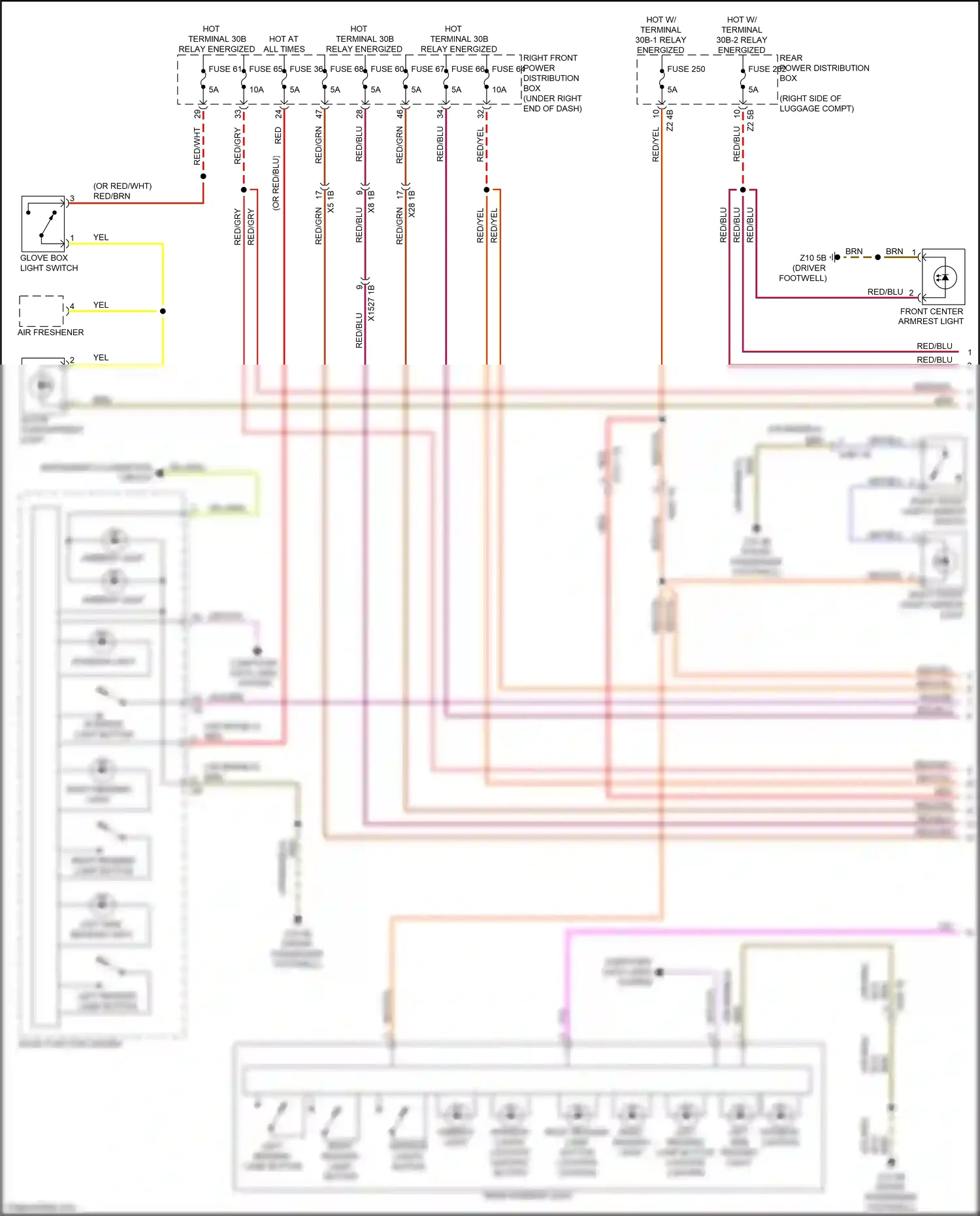 Wiring diagram computer data lines system for BMW X6 G06 (2019-2023) (71 of 92)