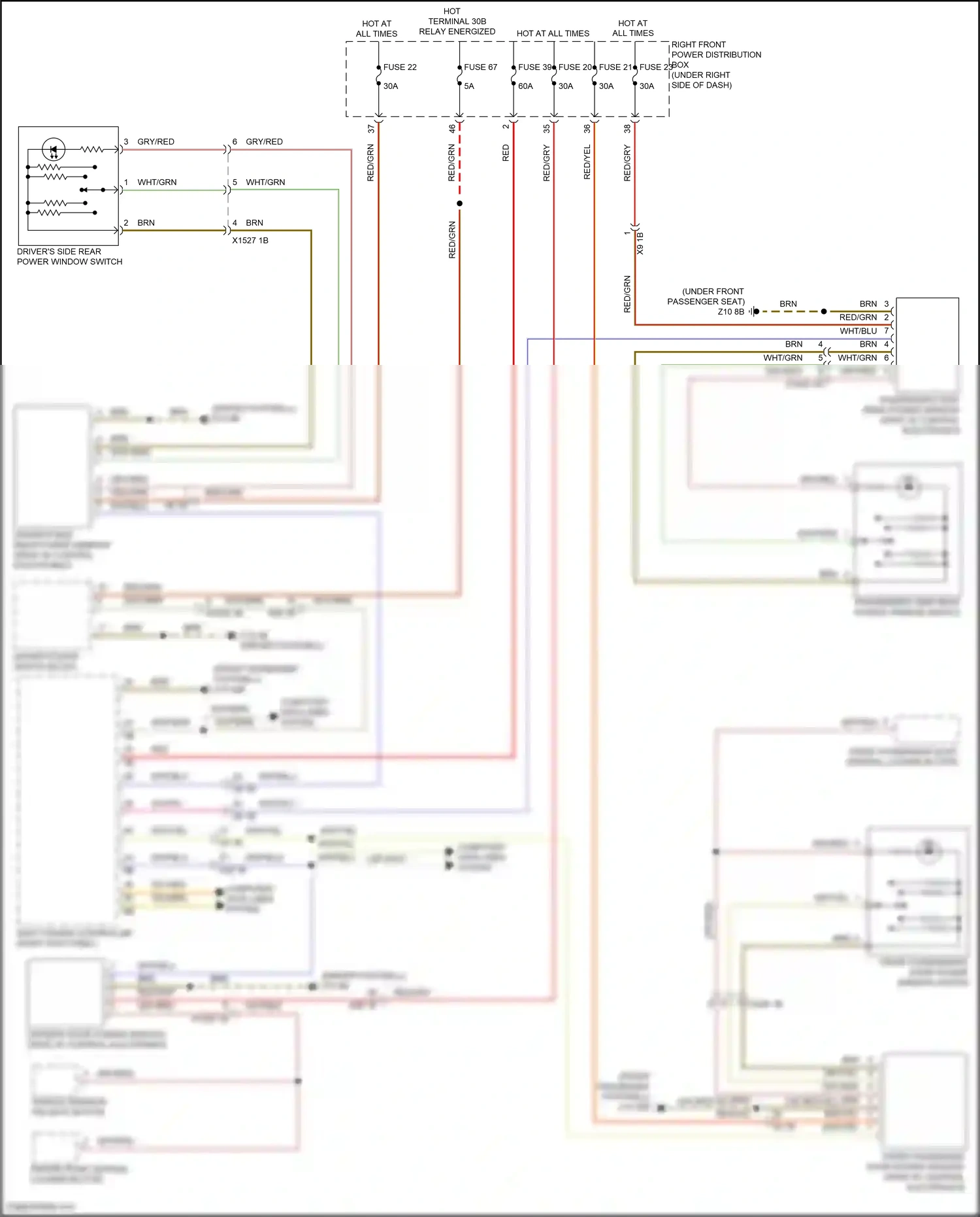 Wiring diagram computer data lines system for BMW X6 G06 (2019-2023) (89 of 92)