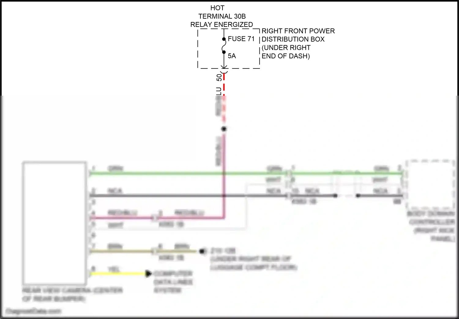 Wiring diagram computer data lines system for BMW X6 G06 (2019-2023) (40 of 92)
