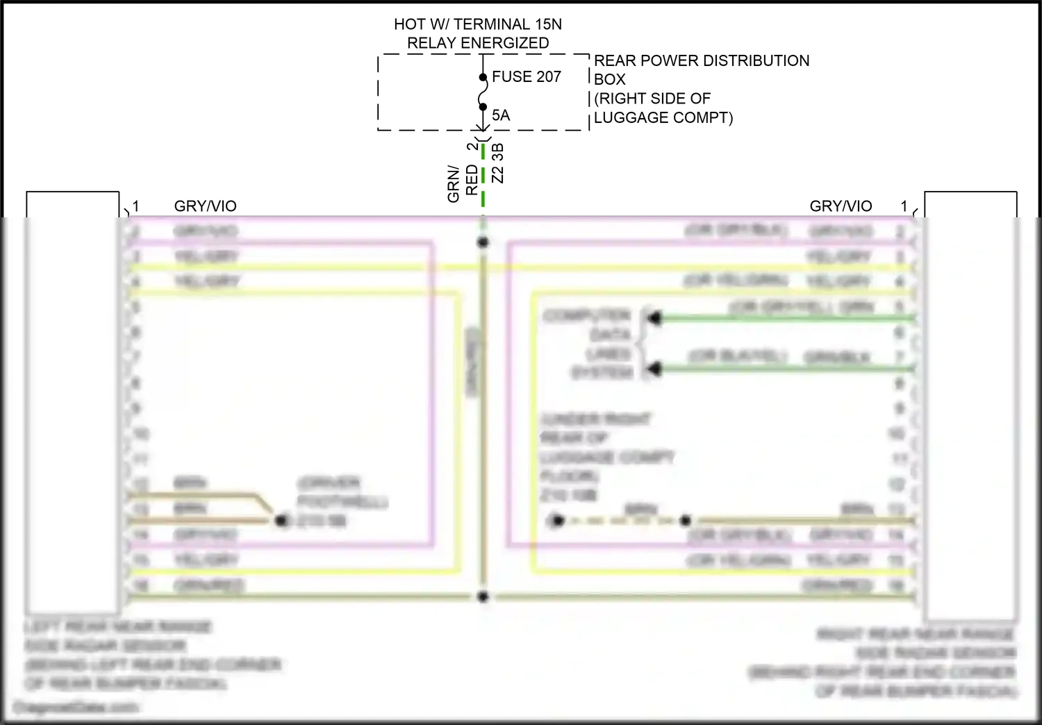Wiring diagram computer data lines system for BMW X6 G06 (2019-2023) (34 of 92)