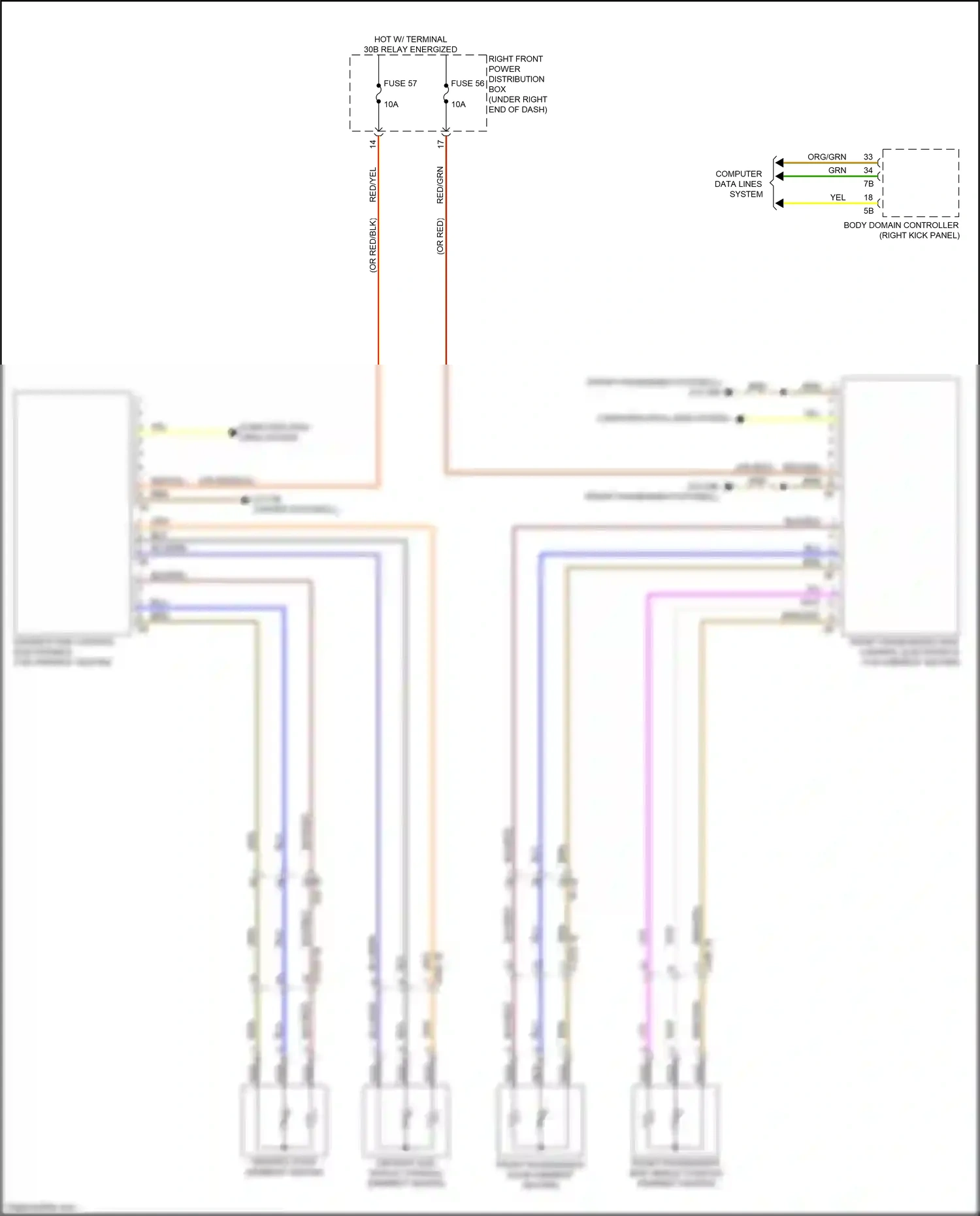 Wiring diagram computer data lines system for BMW X6 G06 (2019-2023) (51 of 92)