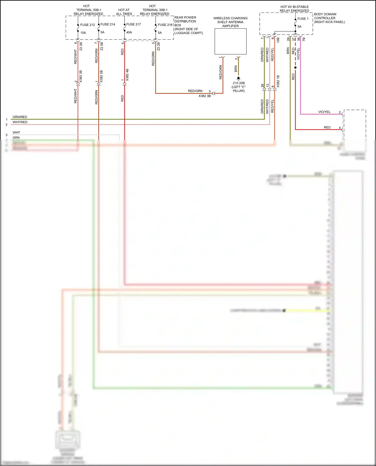 Wiring diagram computer data lines system for BMW X6 G06 (2019-2023) (67 of 92)
