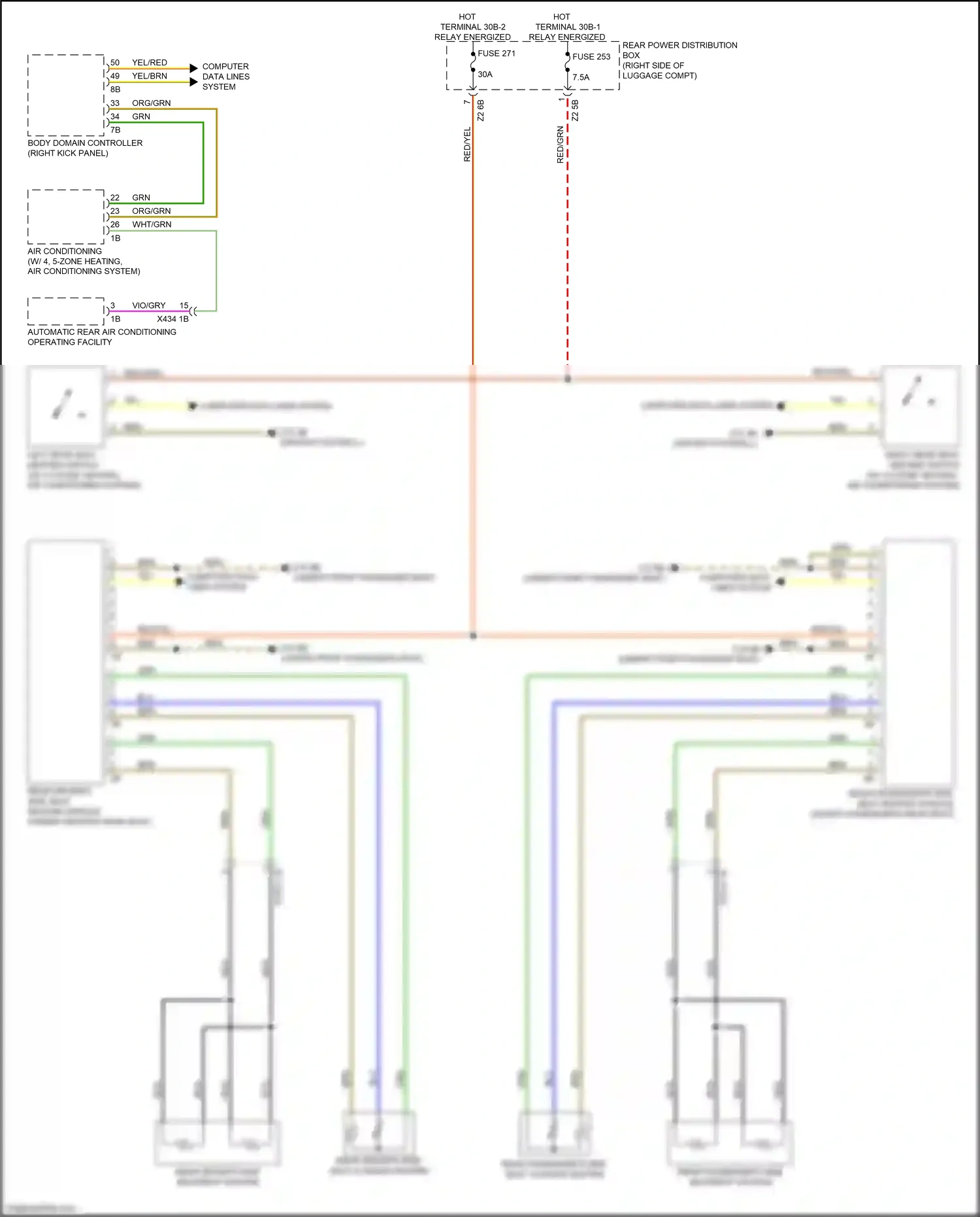 Wiring diagram computer data lines system for BMW X6 G06 (2019-2023) (57 of 92)