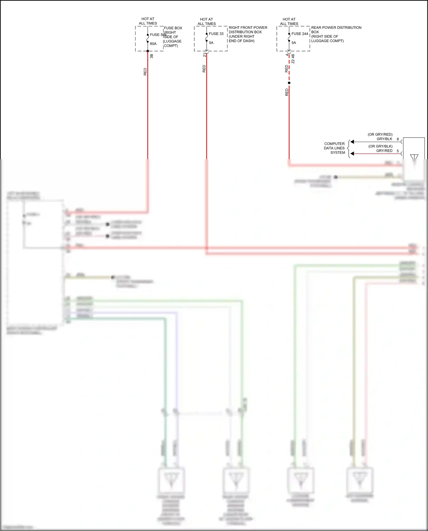 Wiring diagram computer data lines system for BMW X6 G06 (2019-2023) (21 of 92)