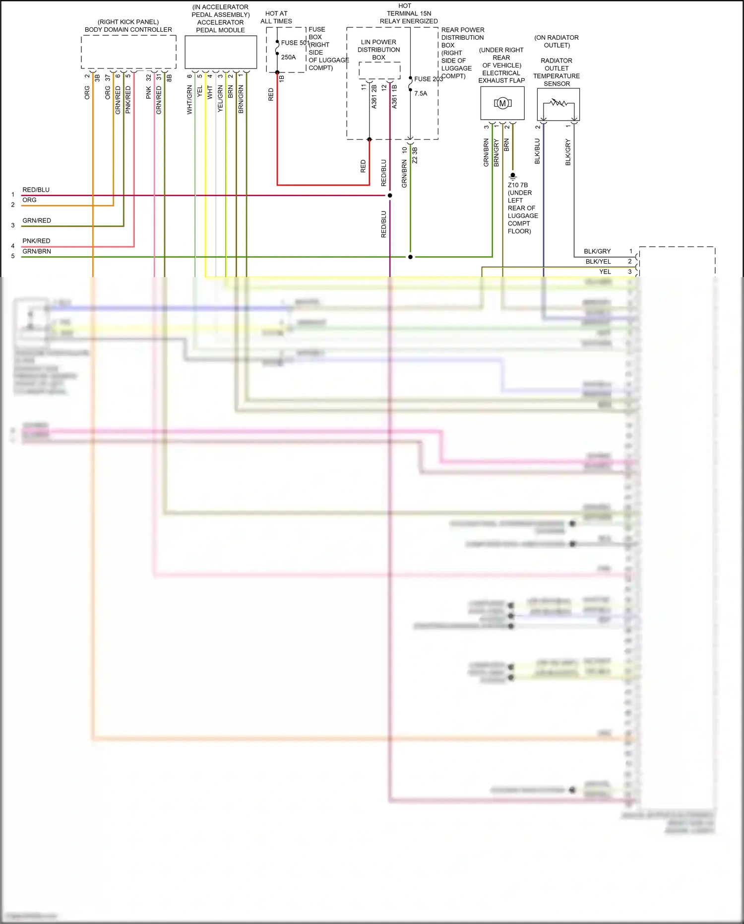 Wiring diagram digital motor electronics for BMW X6 G06 (2019-2023) (13 of 14)