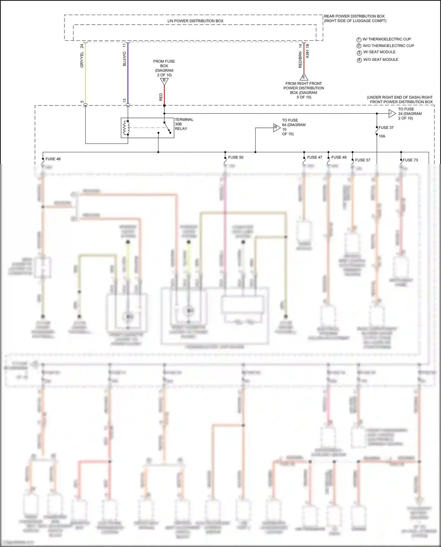 Wiring diagram electrical steering column adjustment for BMW X6 G06 (2019-2023) (4 of 5)