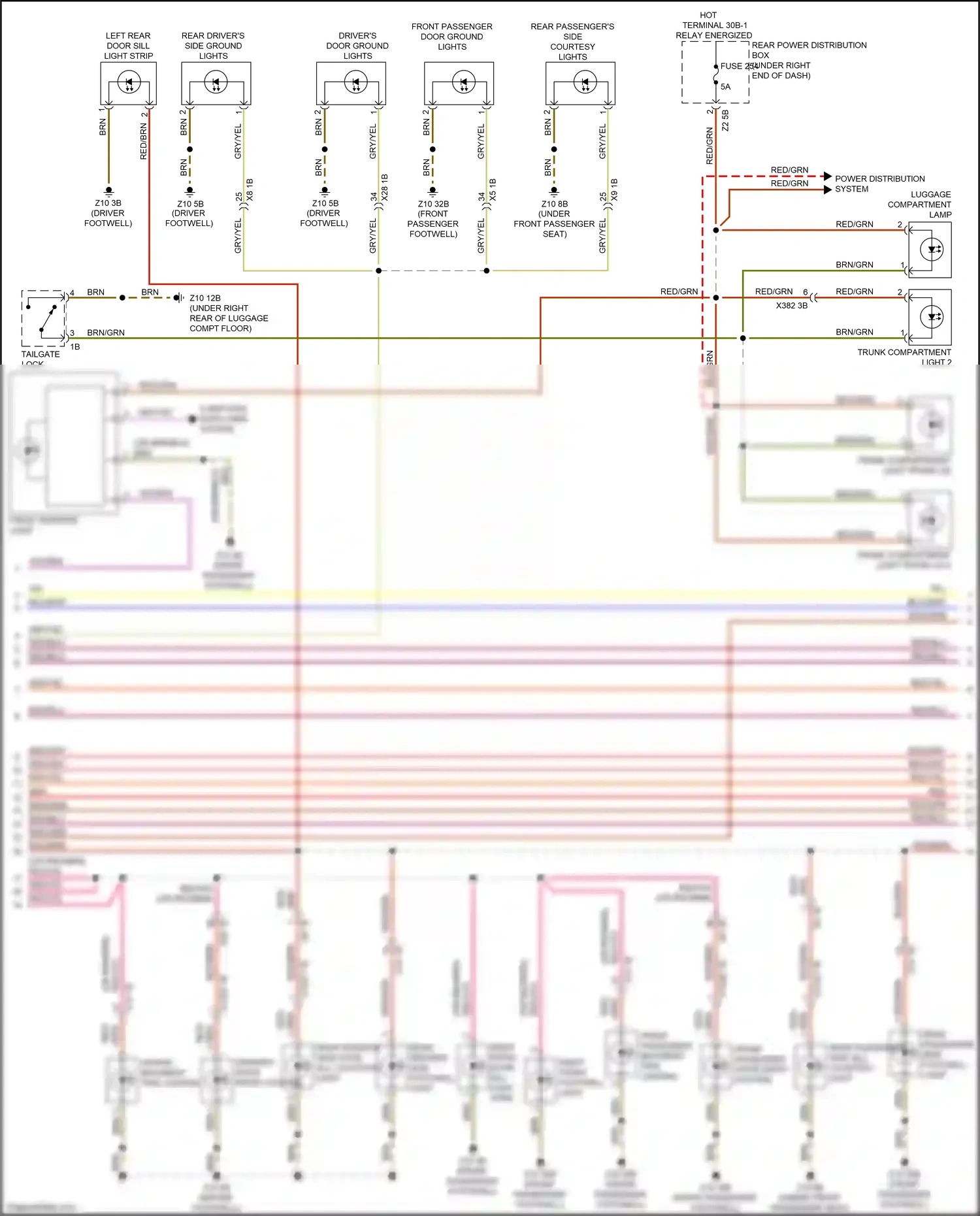 Wiring diagram red/blu for BMW X6 G06 (2019-2023) (43 of 50)