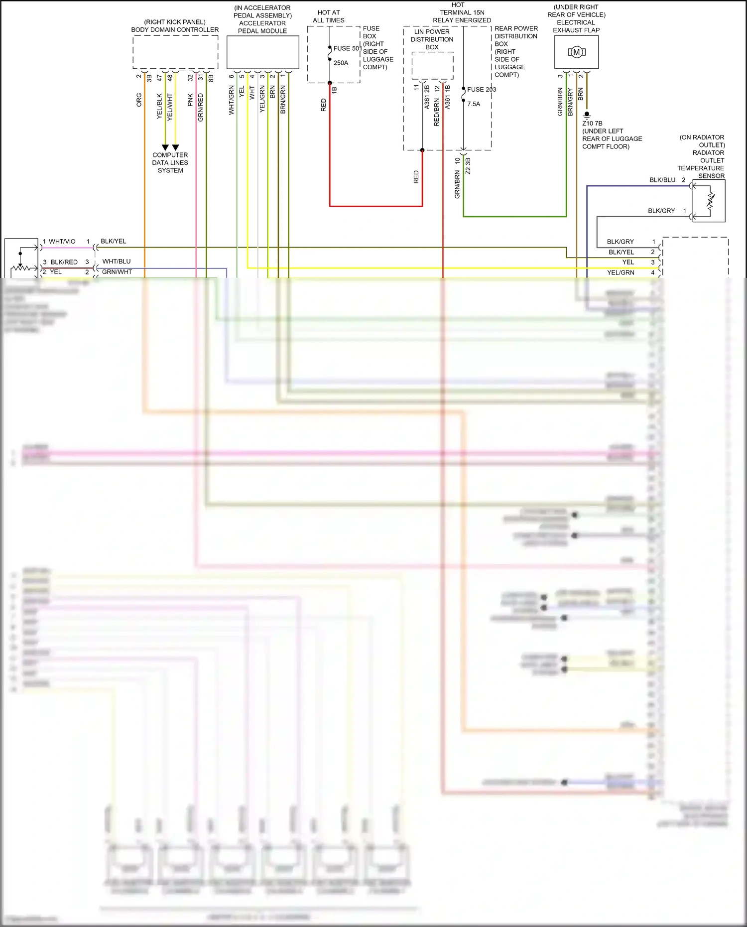 Wiring diagram starting/charging system for BMW X6 G06 (2019-2023) (2 of 3)