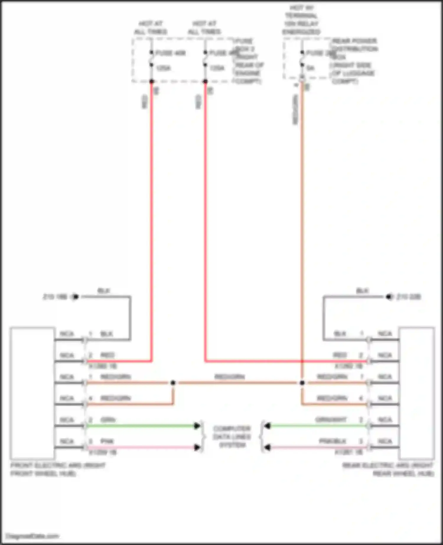 X7 BMW G07 facelift (2022-2024): Electric active roll stabilization circuit
