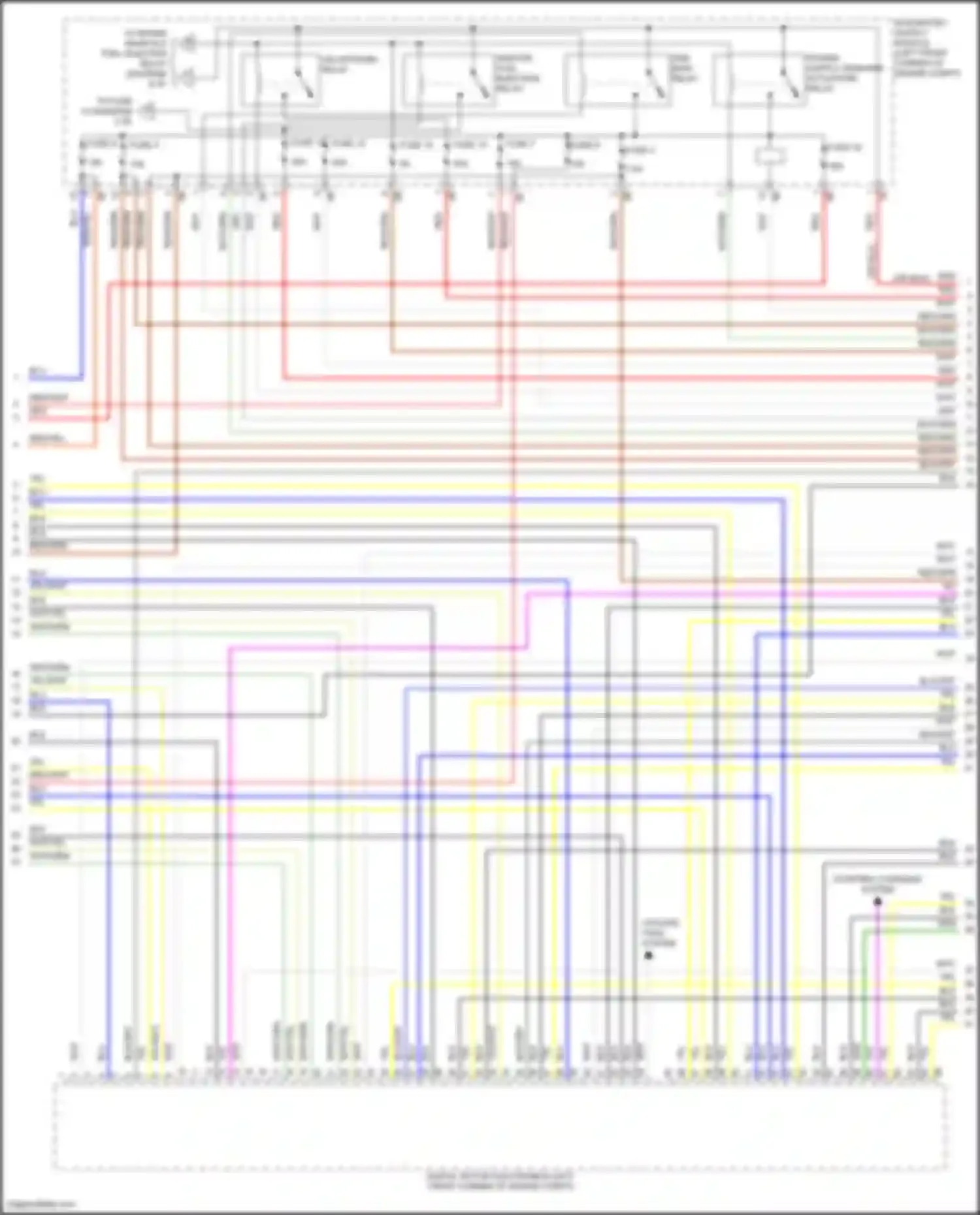 X7 BMW G07 facelift (2022-2024): Wiring diagram engine performance 3.0l turbo hybrid (5 of 9)