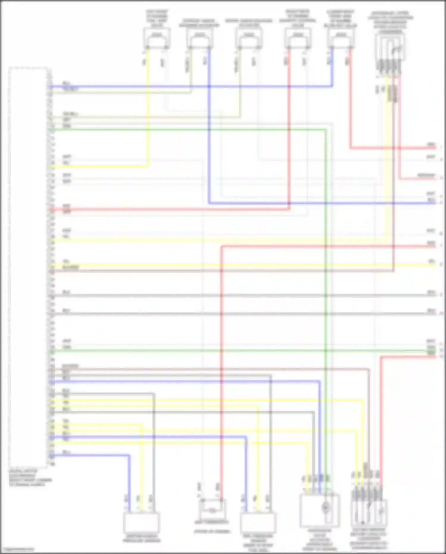 X7 BMW G07 facelift (2022-2024): Wiring diagram engine performance 4.4l turbo hybrid (1 of 11)
