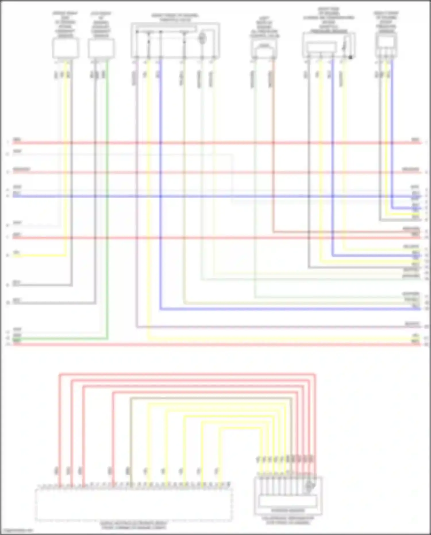 X7 BMW G07 facelift (2022-2024): Wiring diagram engine performance 4.4l turbo hybrid (2 of 11)