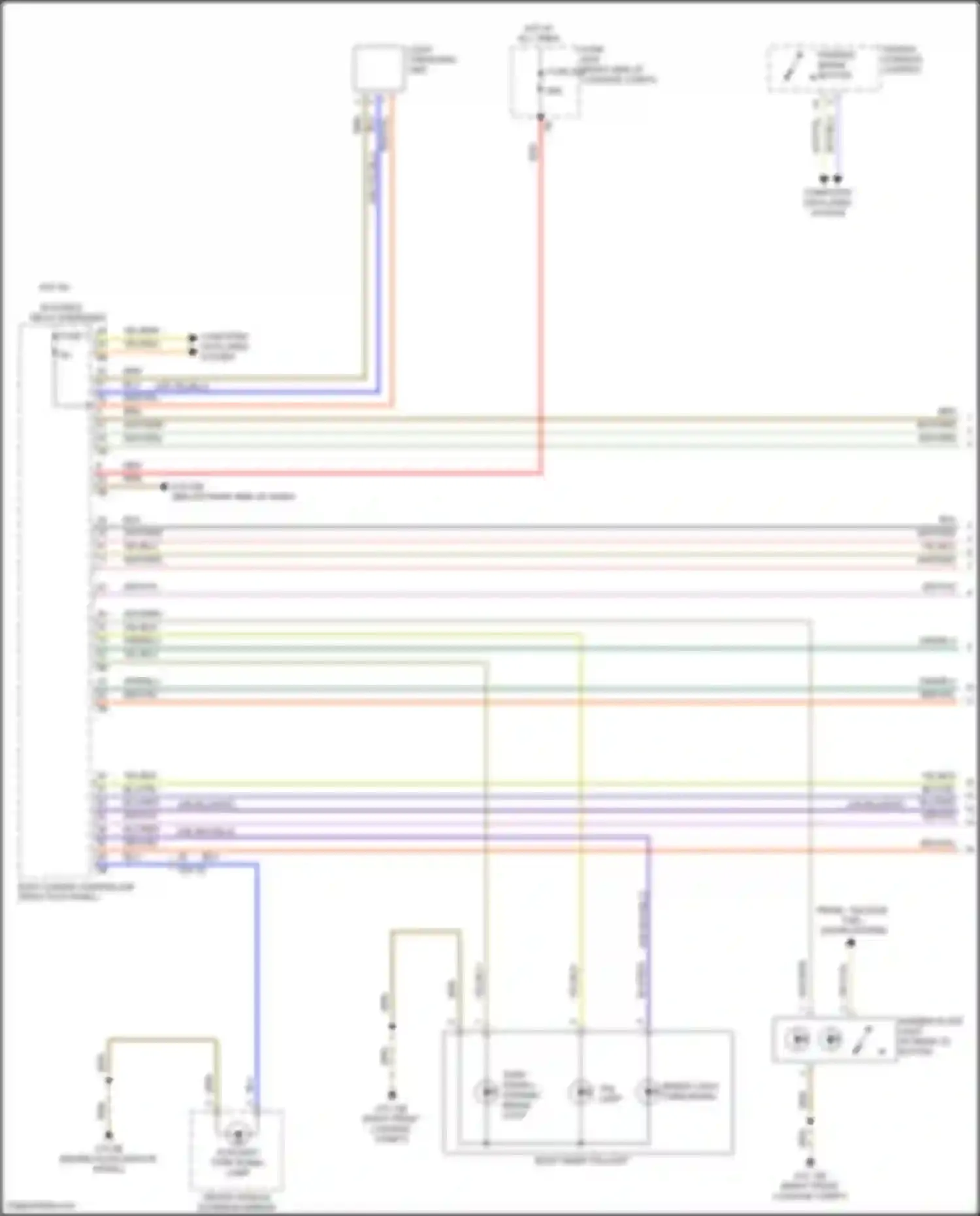 X7 BMW G07 facelift (2022-2024): Exterior lamps circuit (1 of 4)