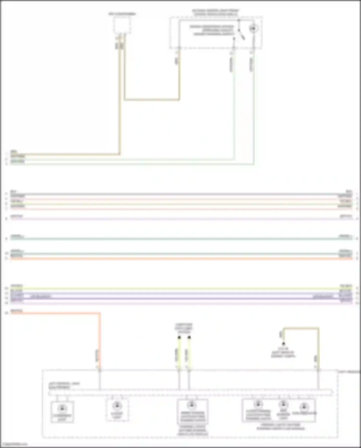 X7 BMW G07 facelift (2022-2024): Exterior lamps circuit (2 of 4)