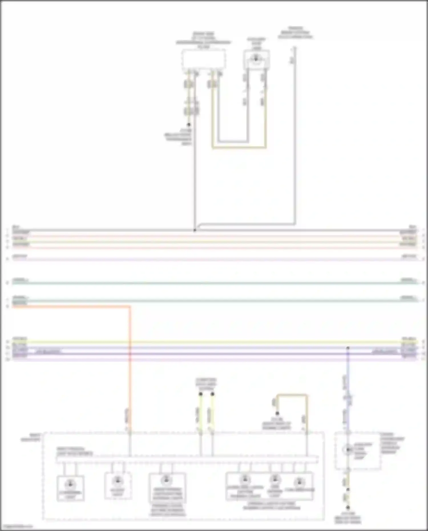 X7 BMW G07 facelift (2022-2024): Exterior lamps circuit (3 of 4)