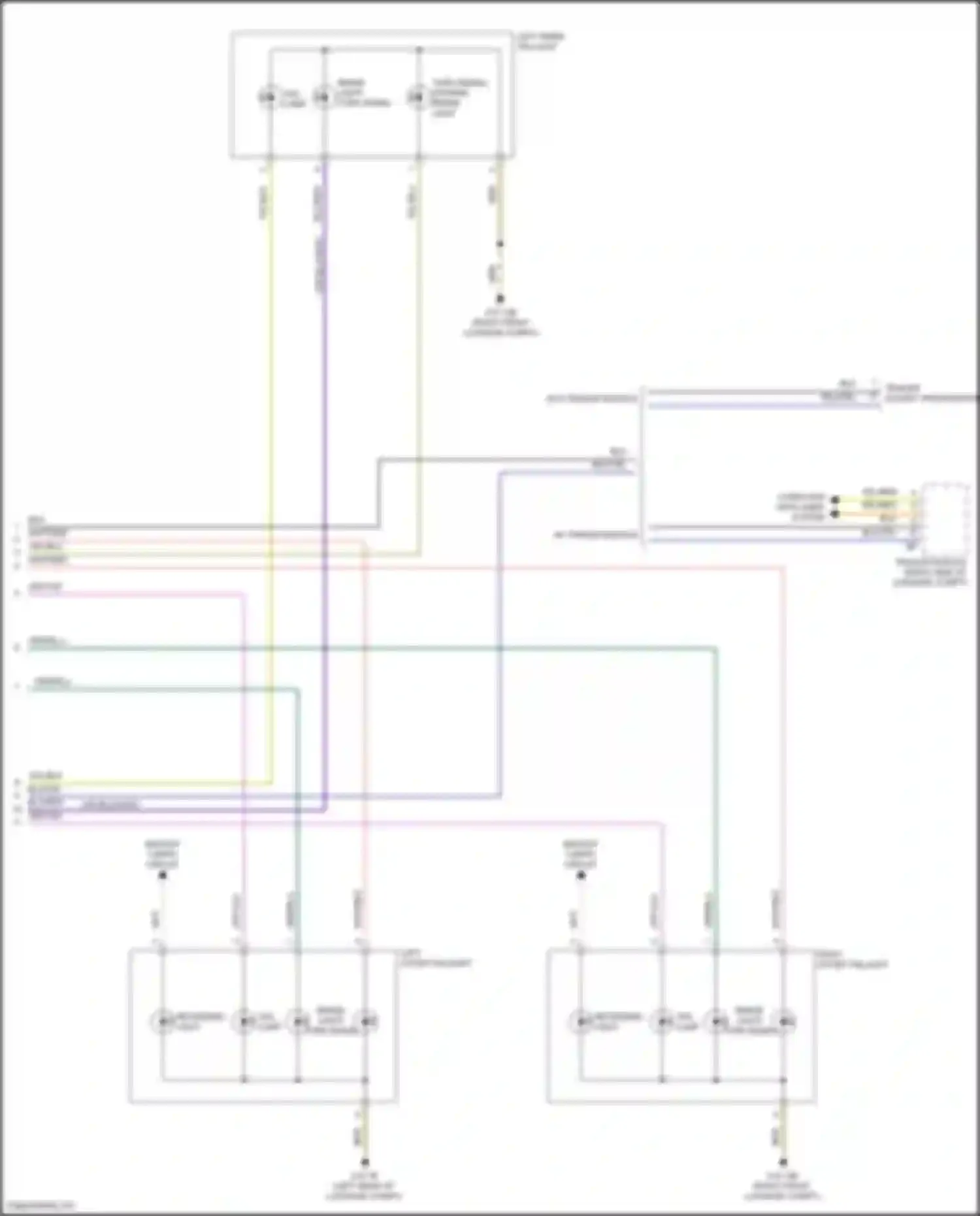 X7 BMW G07 facelift (2022-2024): Exterior lamps circuit (4 of 4)