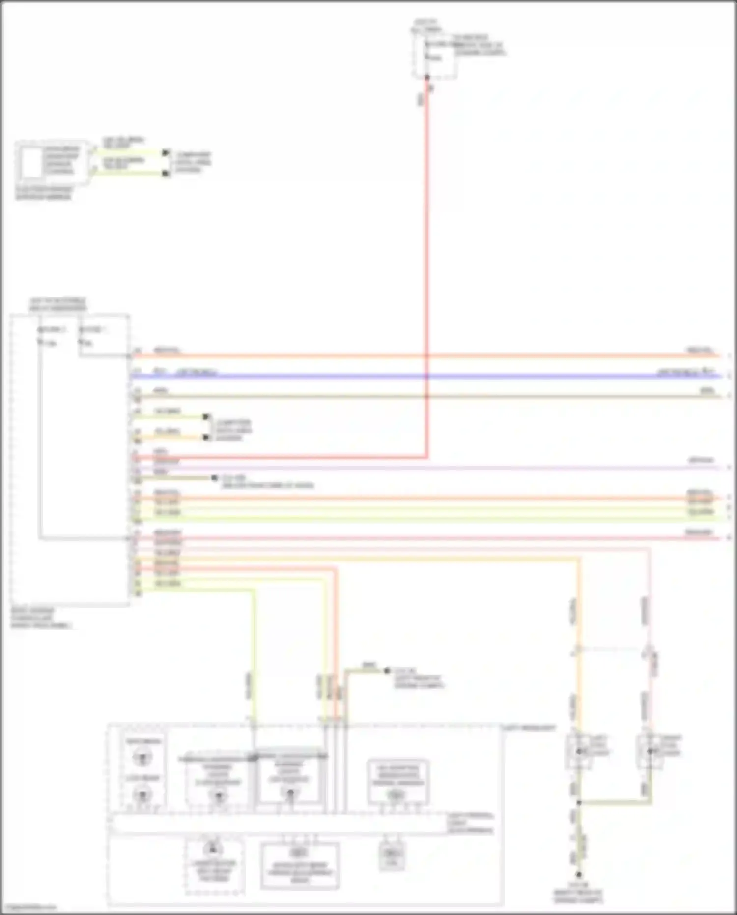 X7 BMW G07 facelift (2022-2024): Headlights circuit (1 of 2)