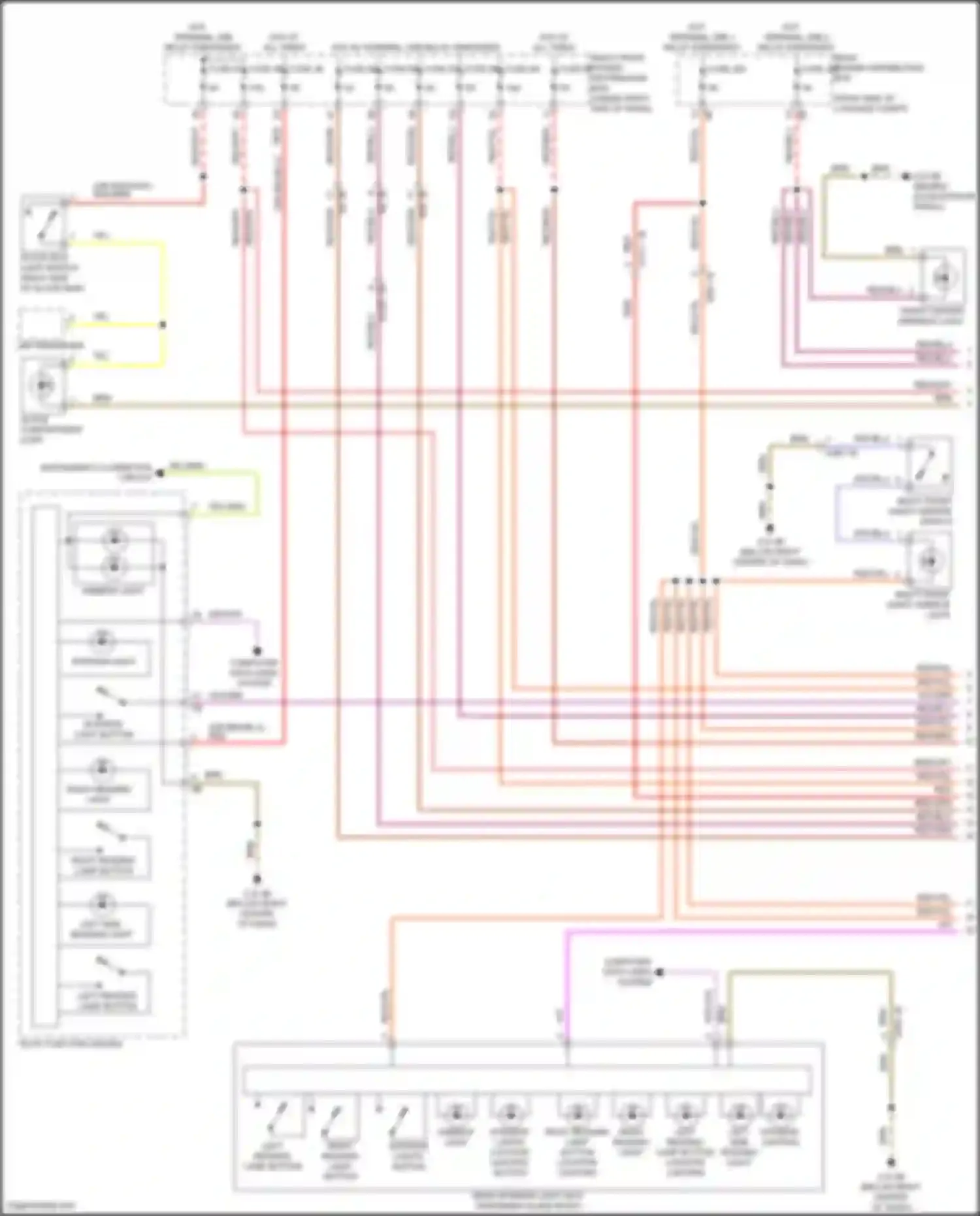 X7 BMW G07 facelift (2022-2024): Courtesy lamps circuit (1 of 7)