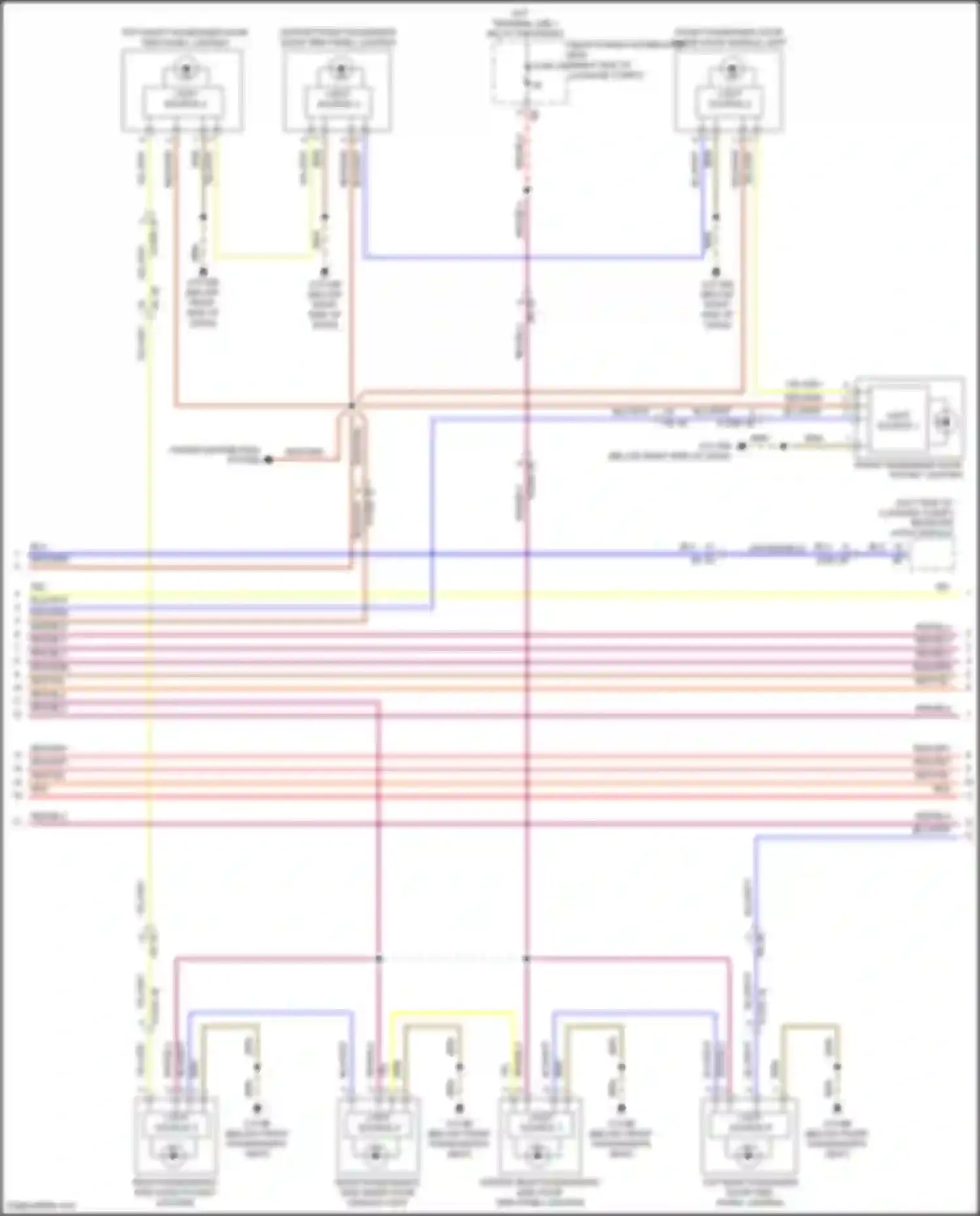 X7 BMW G07 facelift (2022-2024): Courtesy lamps circuit (5 of 7)