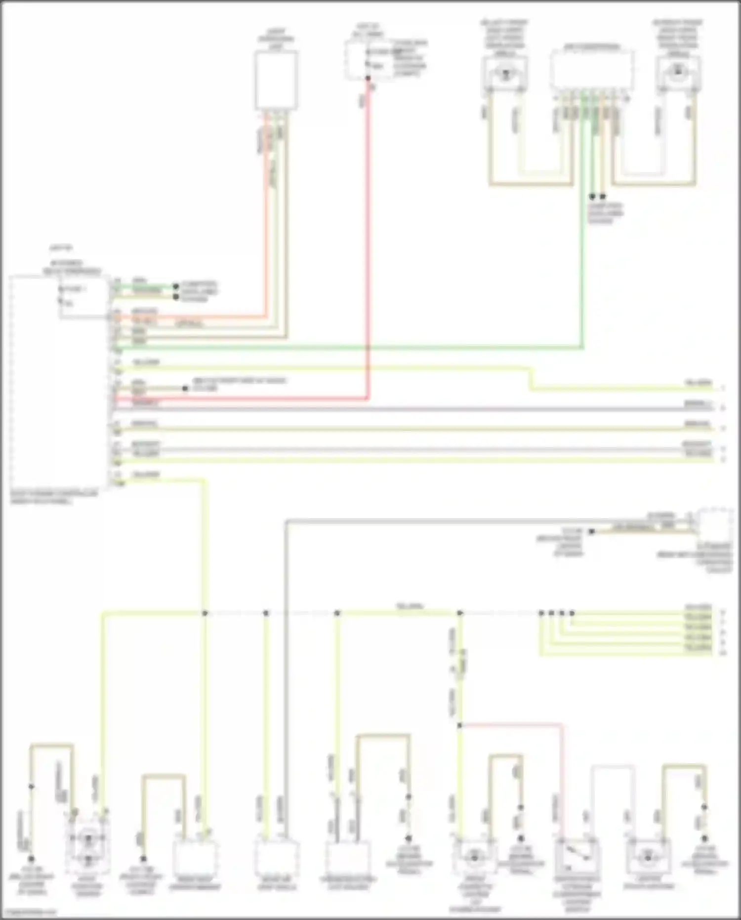X7 BMW G07 facelift (2022-2024): Instrument illumination circuit (1 of 3)
