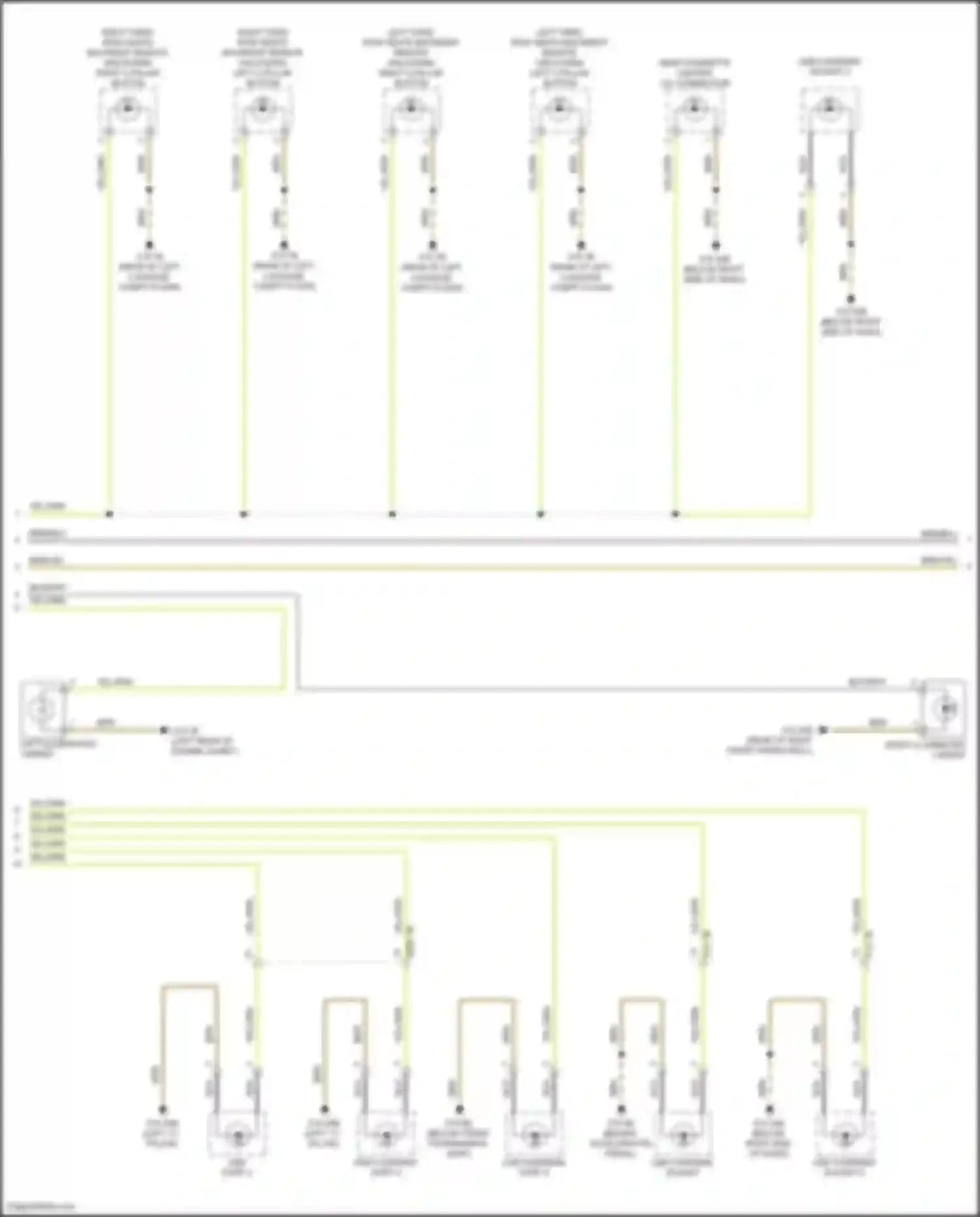 X7 BMW G07 facelift (2022-2024): Instrument illumination circuit (2 of 3)