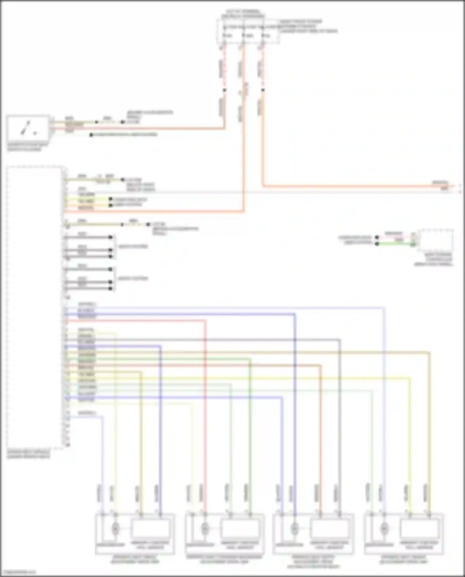 X7 BMW G07 facelift (2022-2024): Driver"s memory seat circuit (1 of 2)