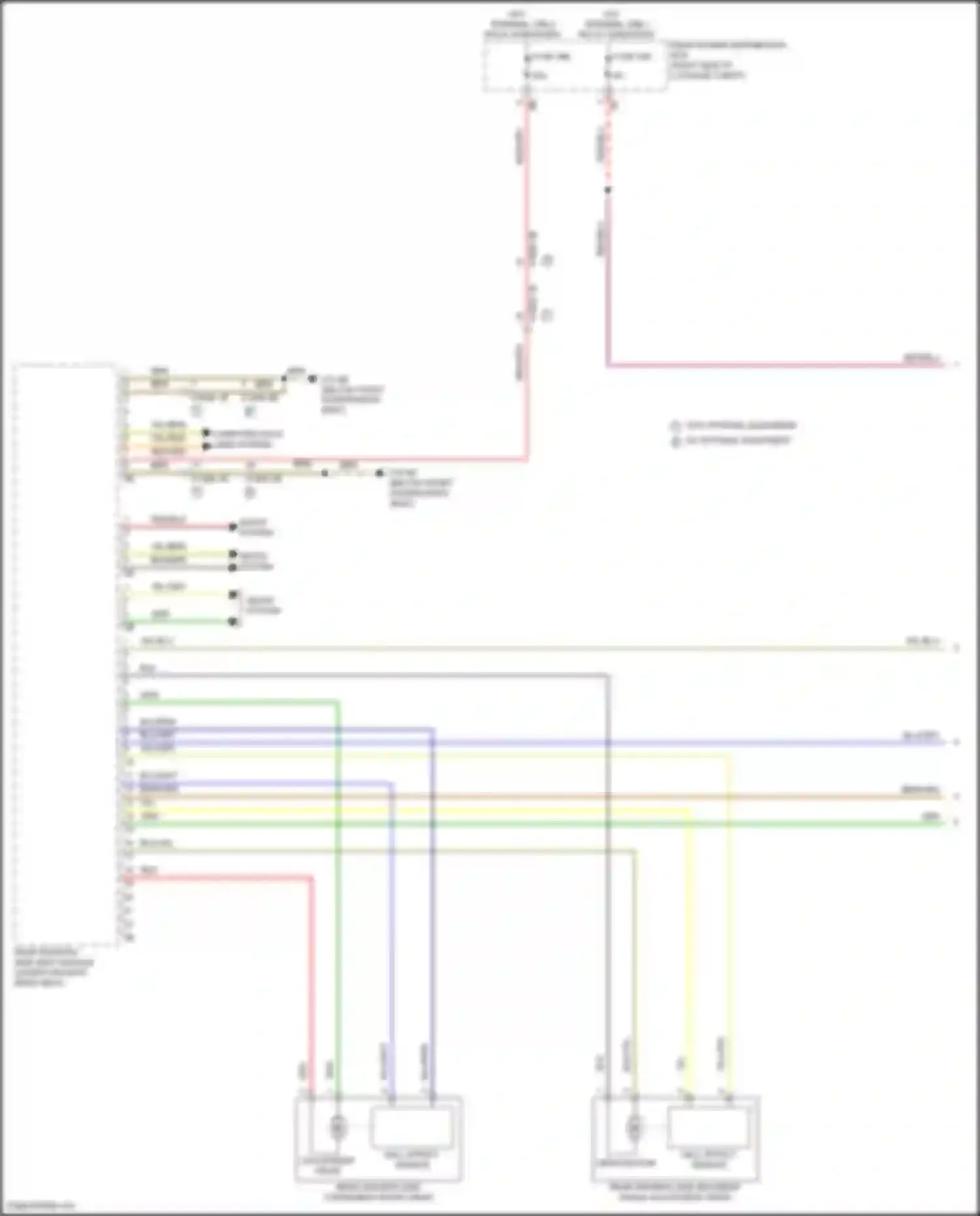 X7 BMW G07 facelift (2022-2024): Left memory rear seat circuit (1 of 3)