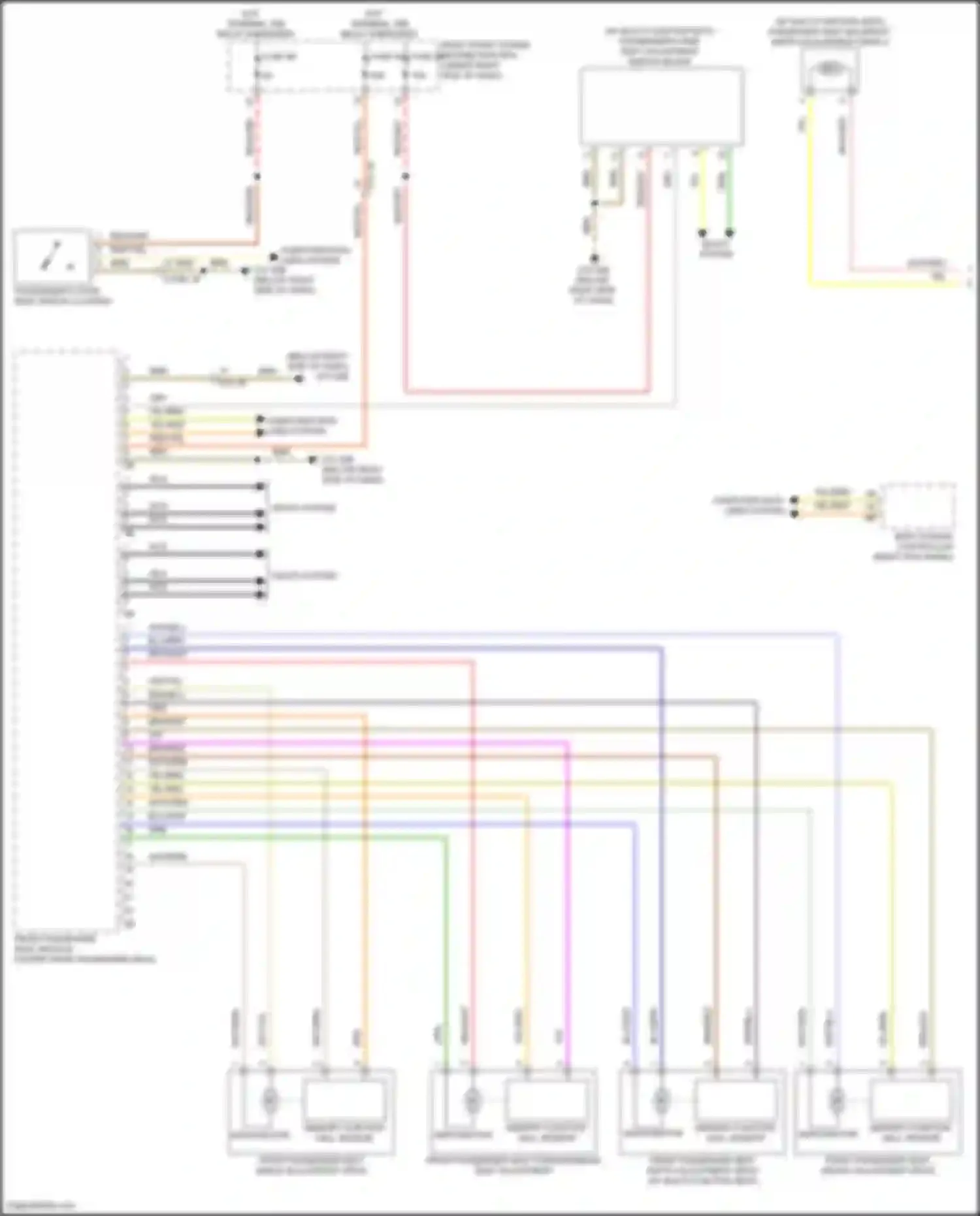 X7 BMW G07 facelift (2022-2024): Passenger"s memory seat circuit (1 of 2)