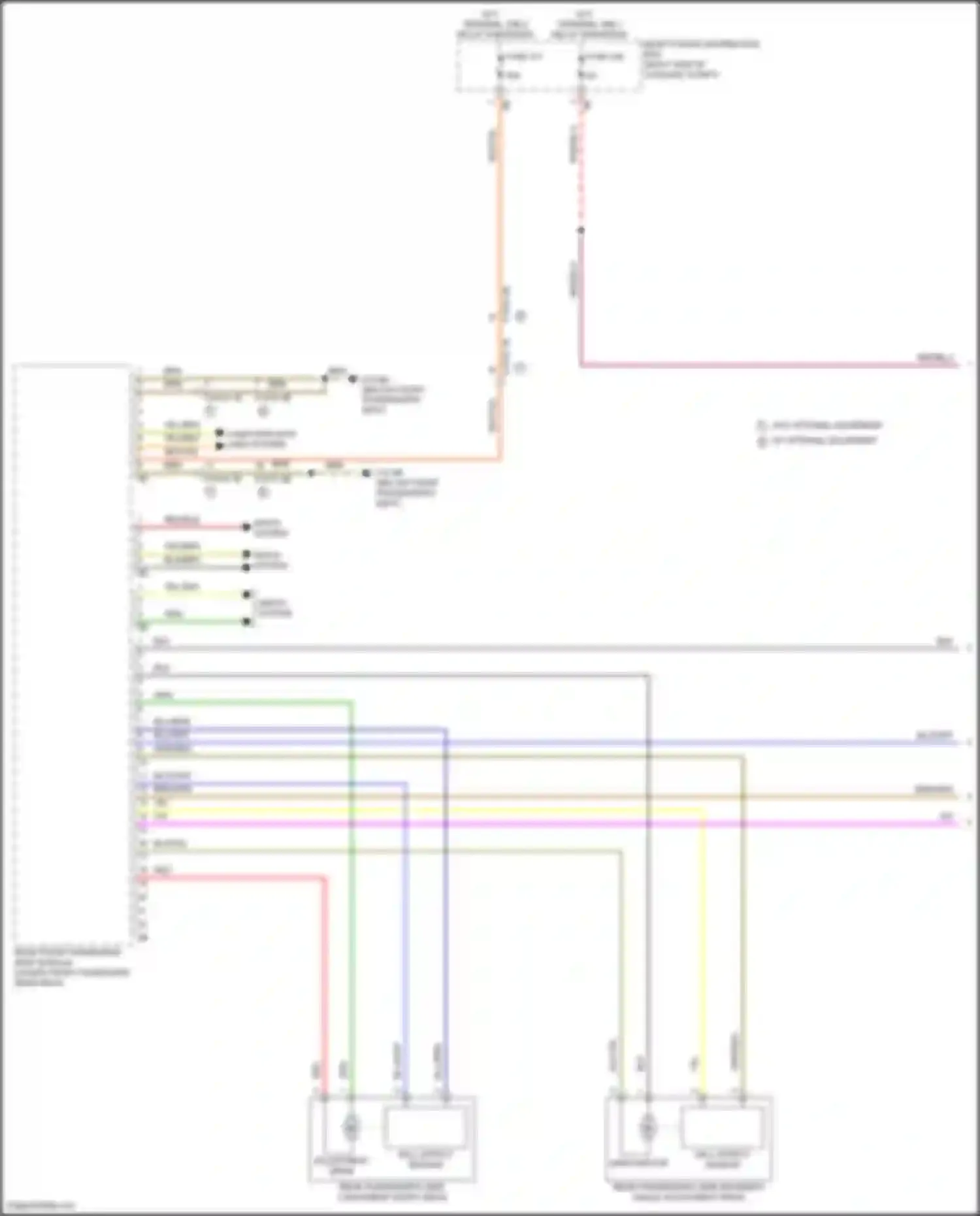 X7 BMW G07 facelift (2022-2024): Right memory rear seat circuit (1 of 3)