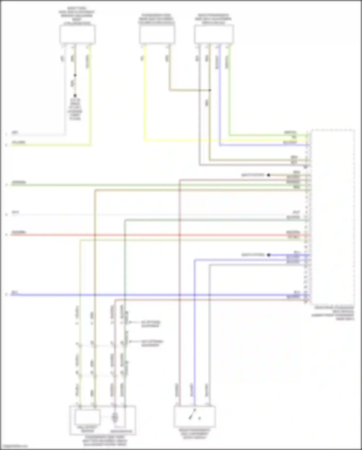 X7 BMW G07 facelift (2022-2024): Right memory rear seat circuit (3 of 3)