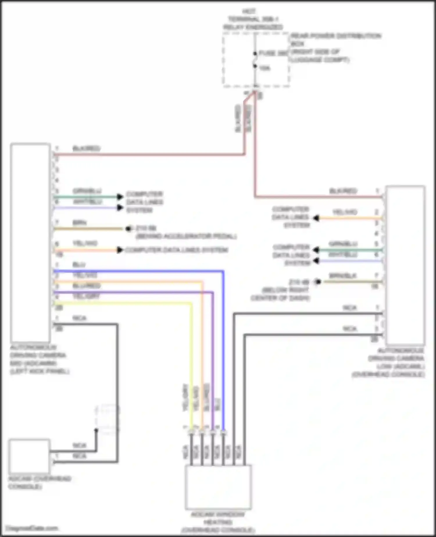 X7 BMW G07 facelift (2022-2024): Automated driving camera circuit