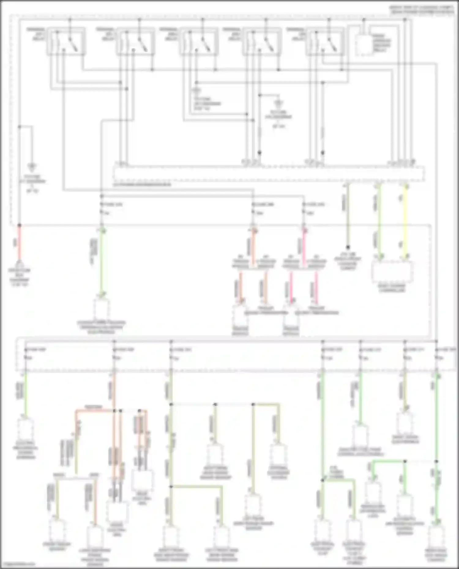 X7 BMW G07 facelift (2022-2024): Power distribution circuit (6 of 10)