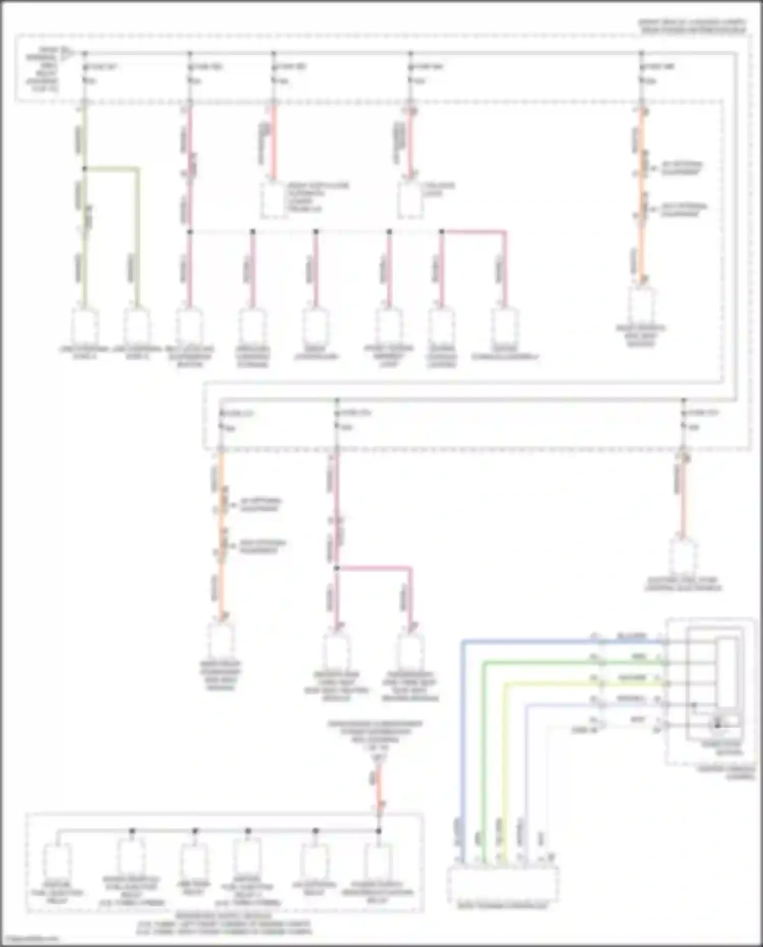 X7 BMW G07 facelift (2022-2024): Power distribution circuit (8 of 10)
