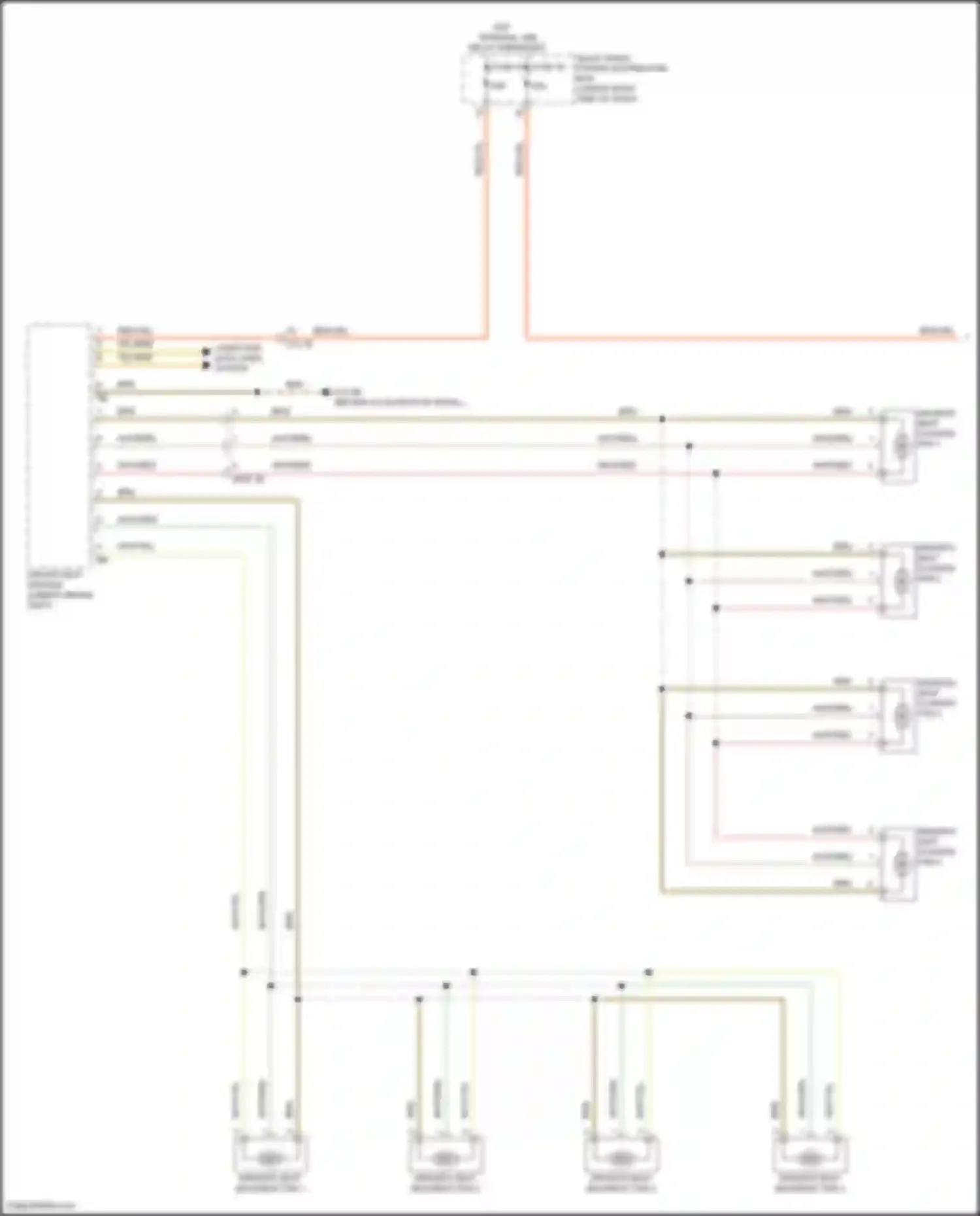 X7 BMW G07 facelift (2022-2024): Seat ventilation circuit (1 of 2)