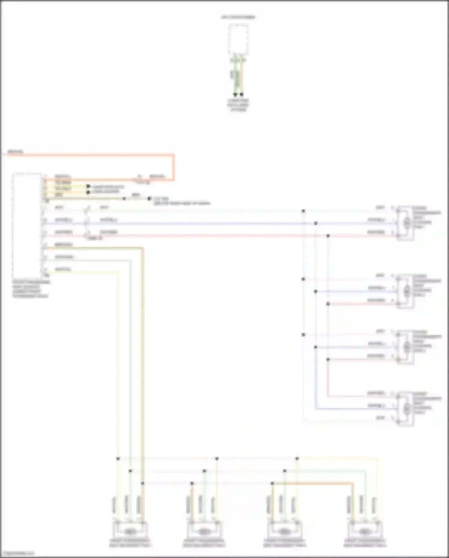 X7 BMW G07 facelift (2022-2024): Seat ventilation circuit (2 of 2)
