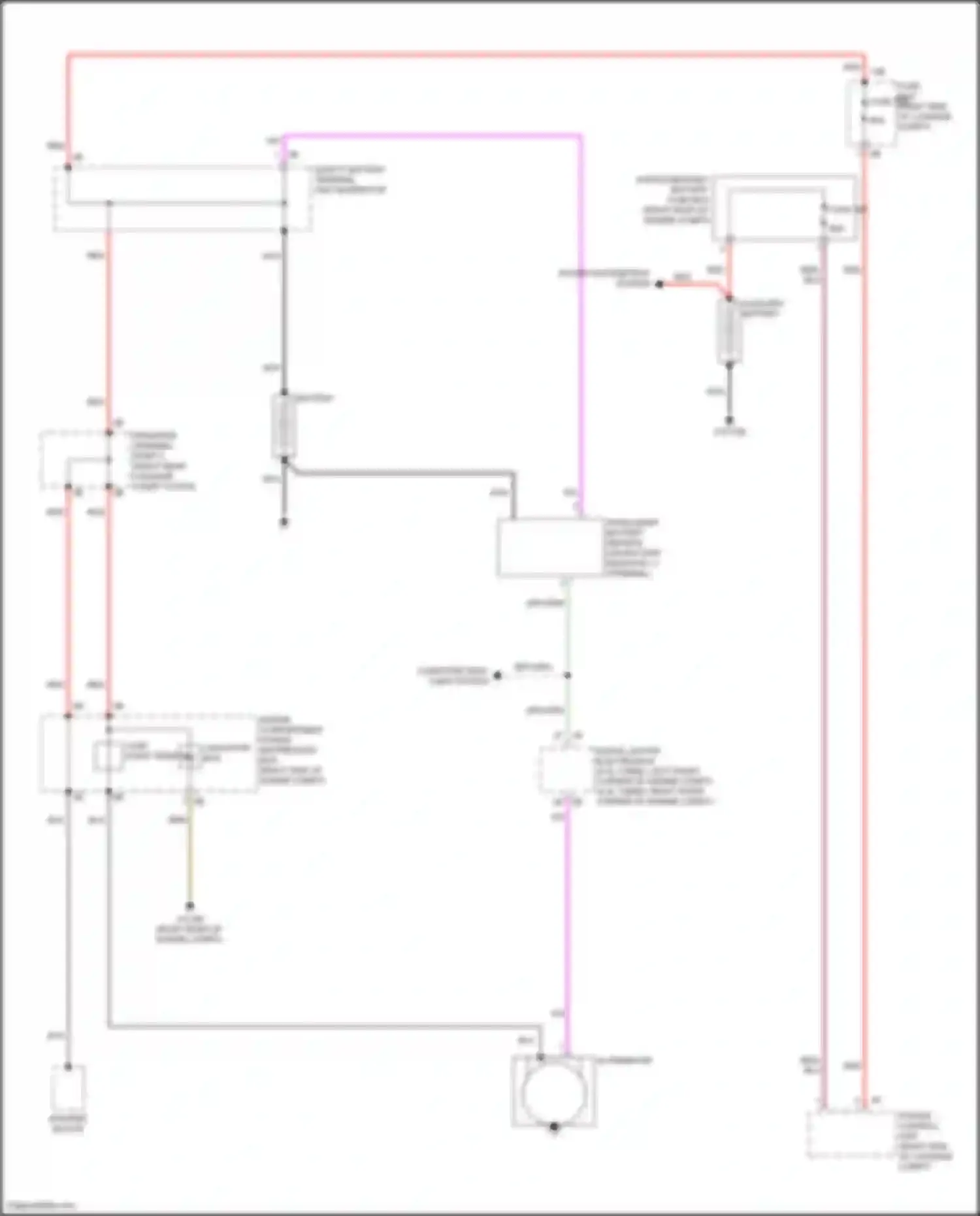 X7 BMW G07 facelift (2022-2024): Charging circuit, w/o dual storage system