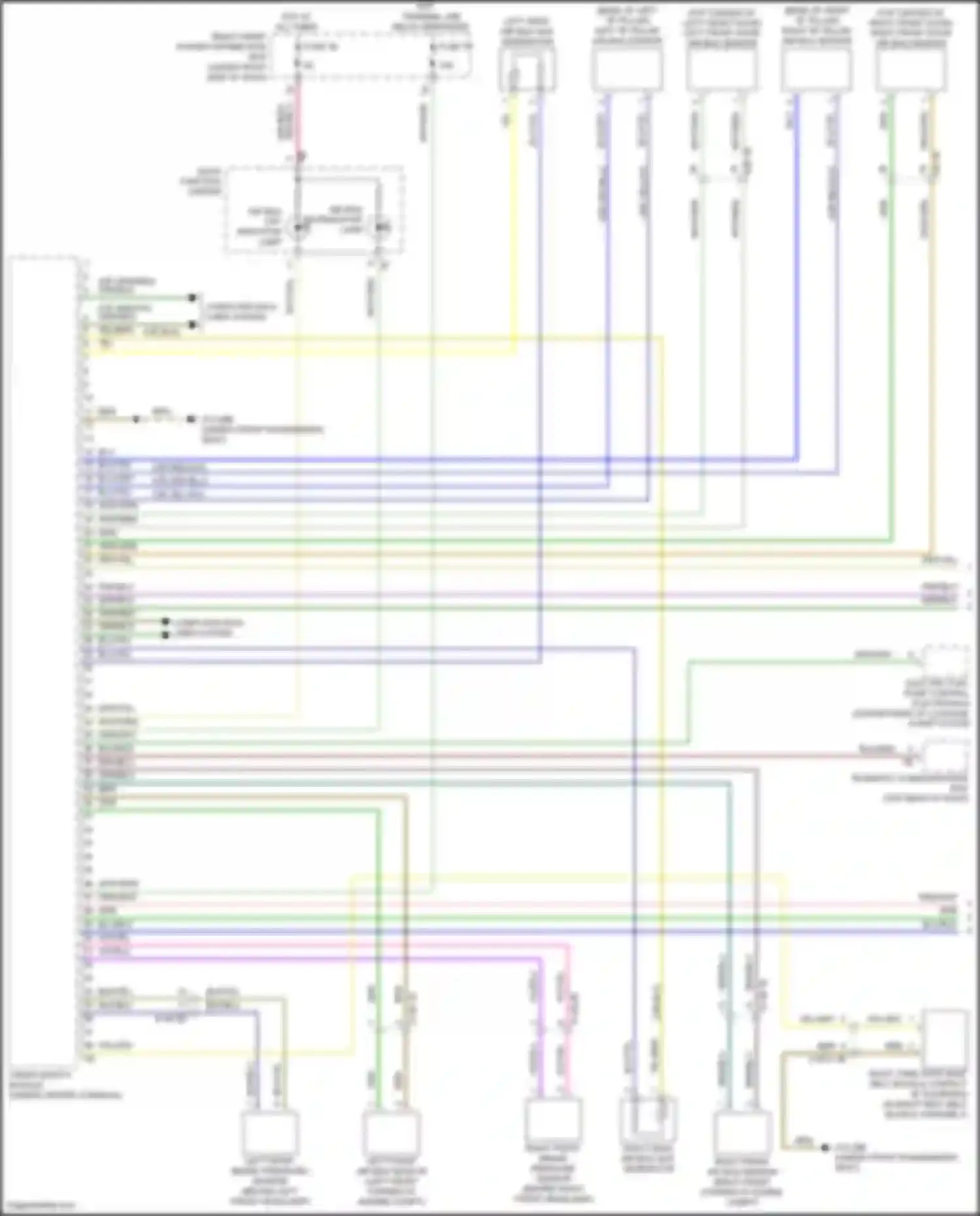 X7 BMW G07 facelift (2022-2024): Supplemental restraints circuit (1 of 4)