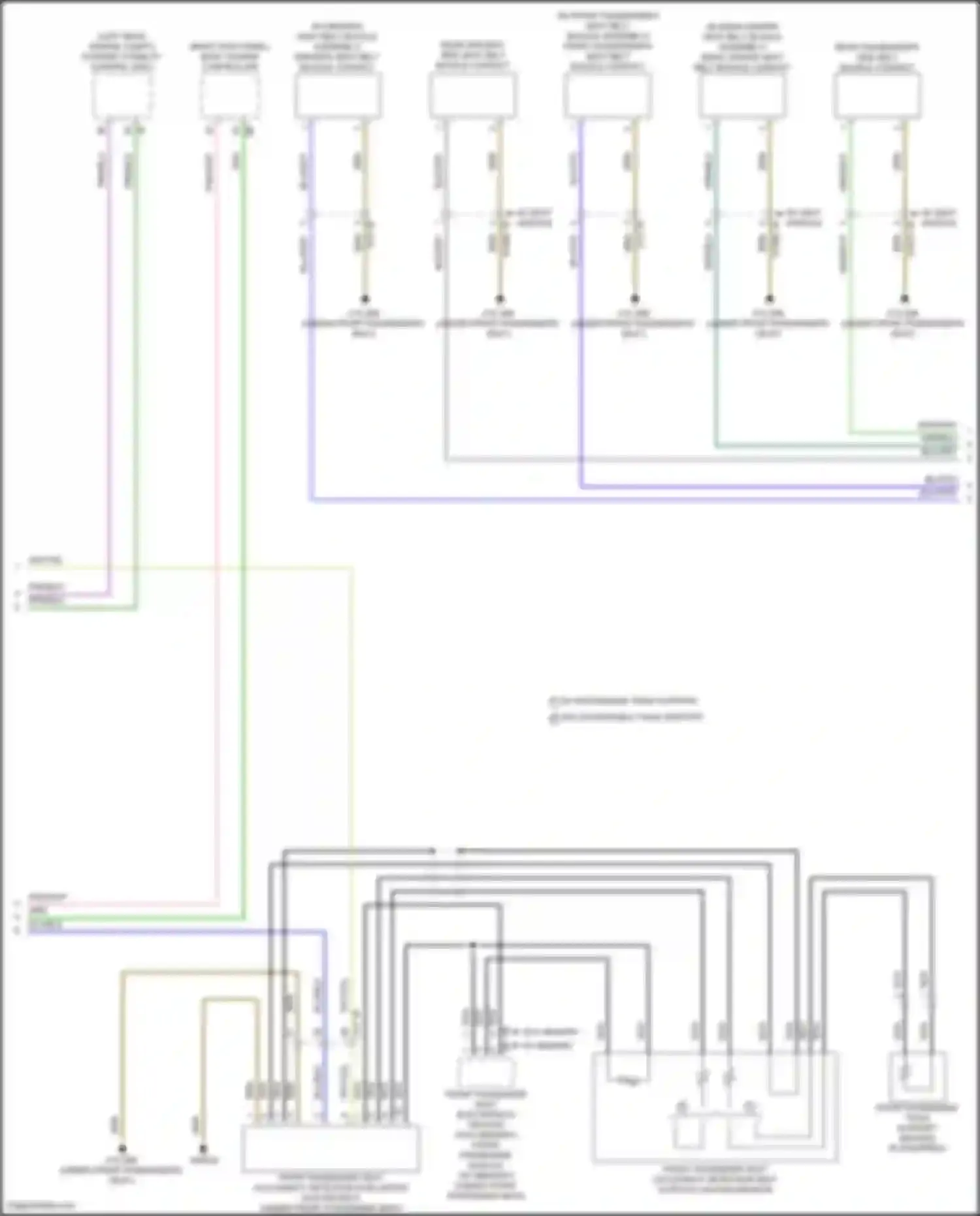 X7 BMW G07 facelift (2022-2024): Supplemental restraints circuit (2 of 4)