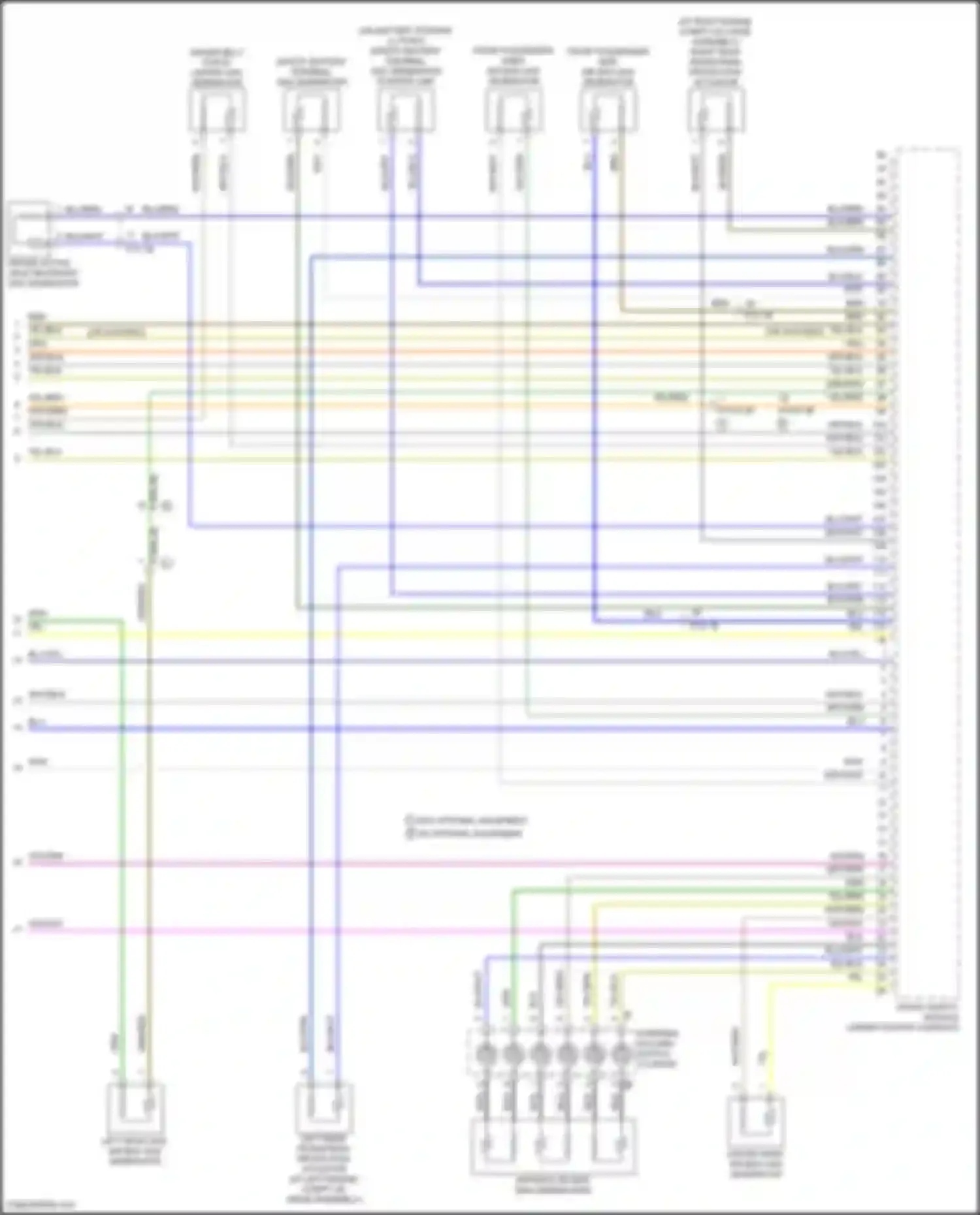 X7 BMW G07 facelift (2022-2024): Supplemental restraints circuit (4 of 4)