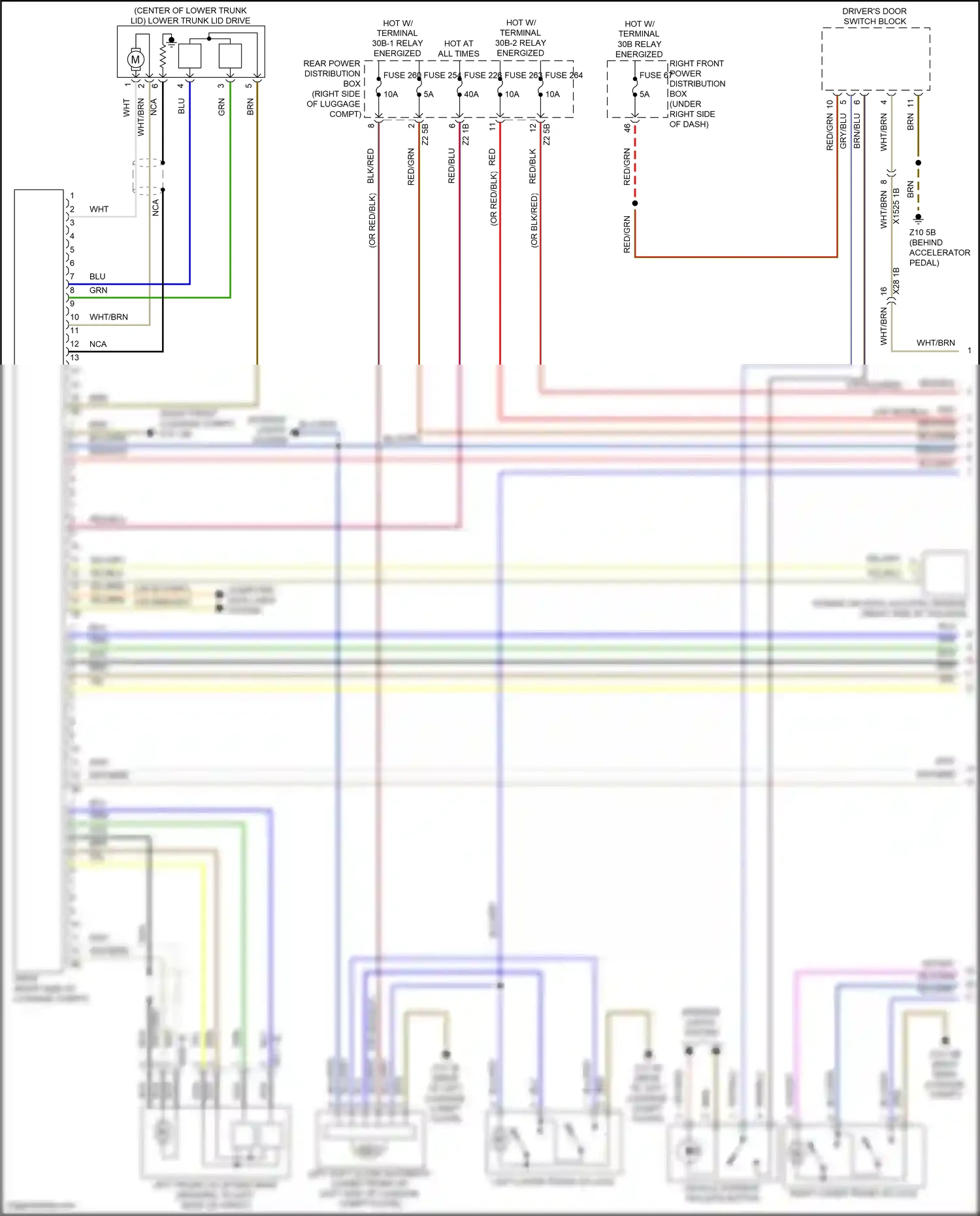 BMW X7 G07 facelift (2022-2024) computer data lines system wiring diagram  (87 of 107)