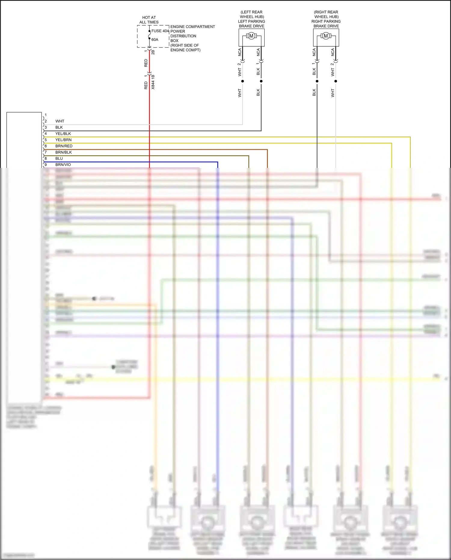 BMW X7 G07 facelift (2022-2024) computer data lines system wiring diagram  (74 of 107)