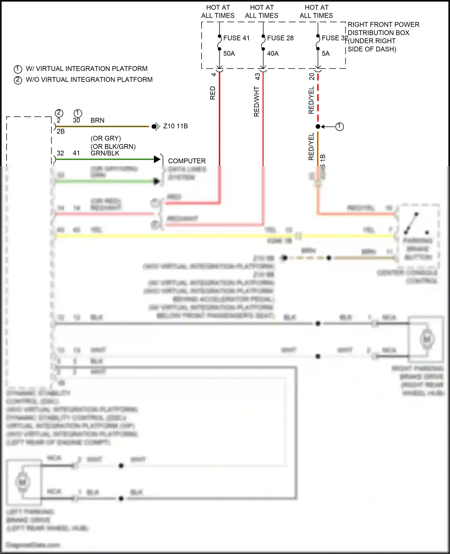 BMW X7 G07 facelift (2022-2024) computer data lines system wiring diagram  (30 of 107)