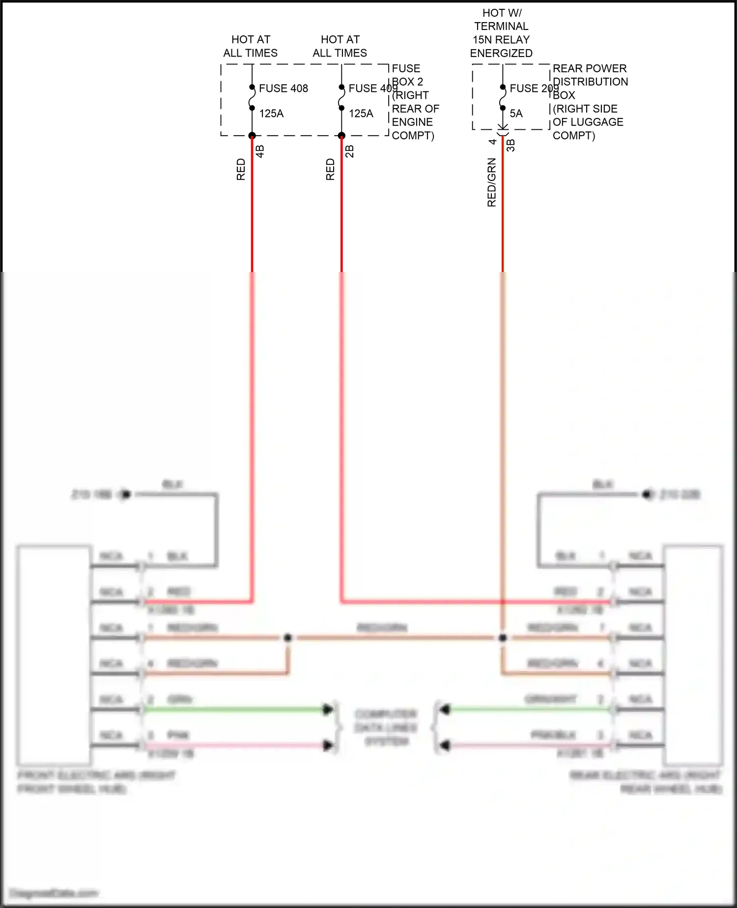 BMW X7 G07 facelift (2022-2024) computer data lines system wiring diagram  (78 of 107)