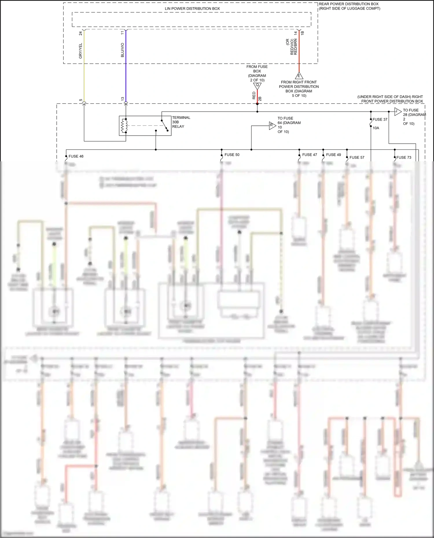 BMW X7 G07 facelift (2022-2024) computer data lines system wiring diagram  (97 of 107)