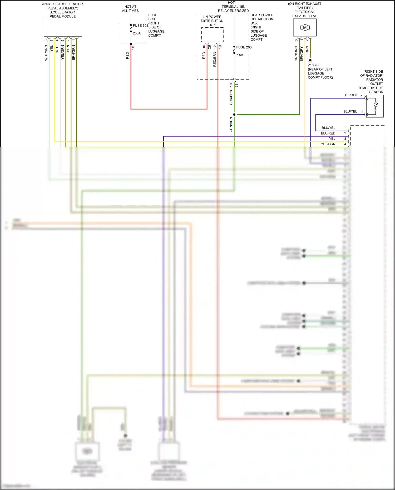 BMW X7 G07 facelift (2022-2024) computer data lines system wiring diagram  (104 of 107)