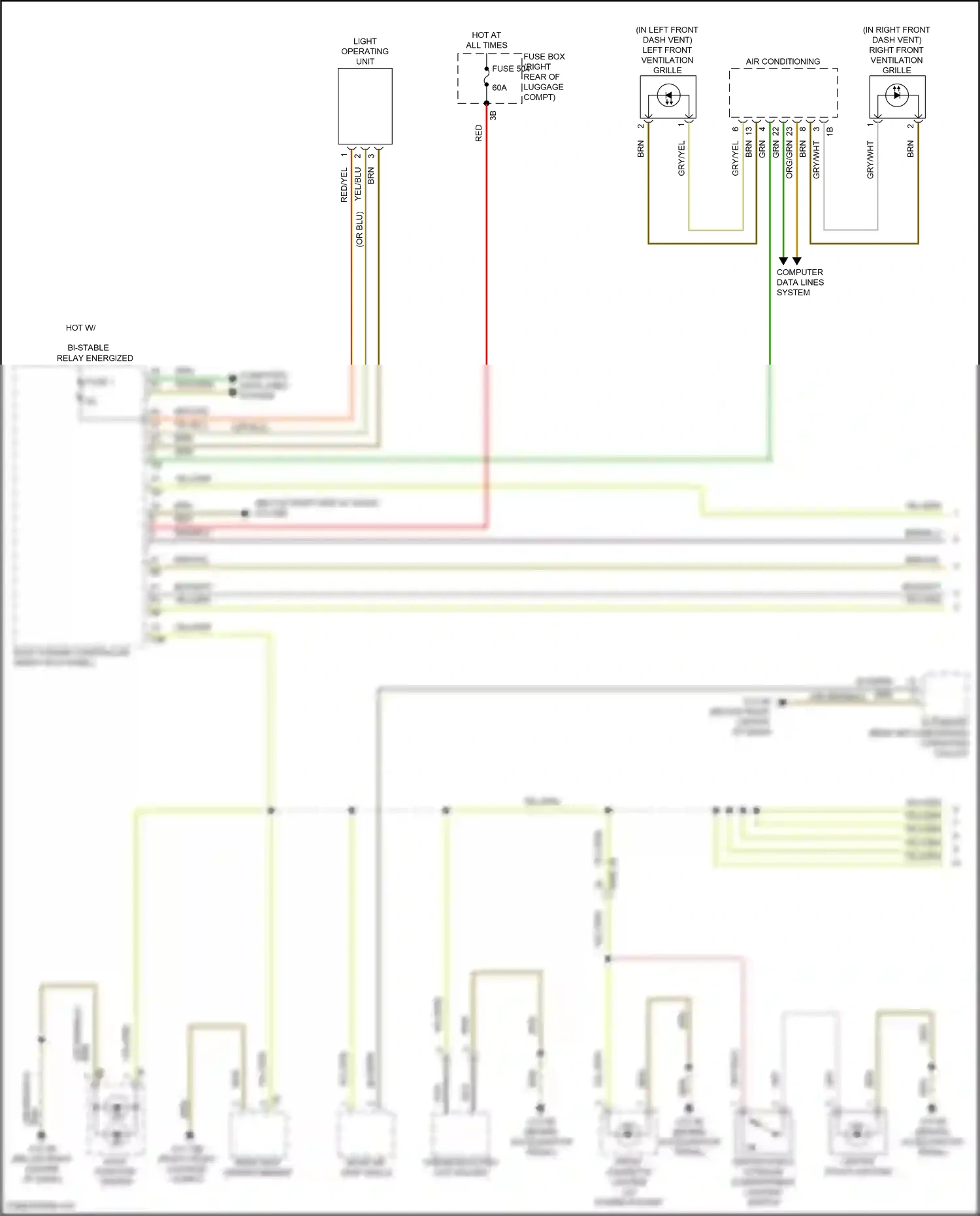 BMW X7 G07 facelift (2022-2024) computer data lines system wiring diagram  (12 of 107)