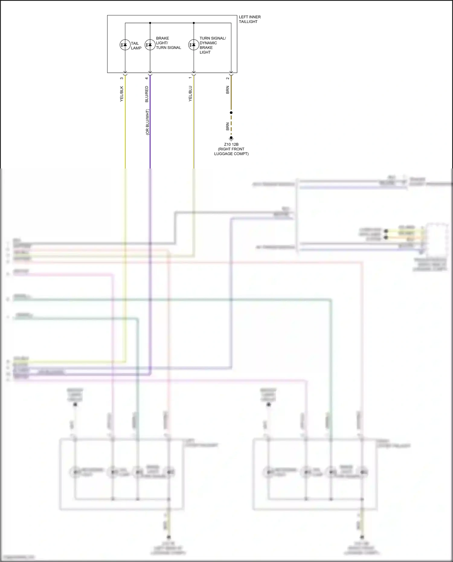 BMW X7 G07 facelift (2022-2024) computer data lines system wiring diagram  (86 of 107)