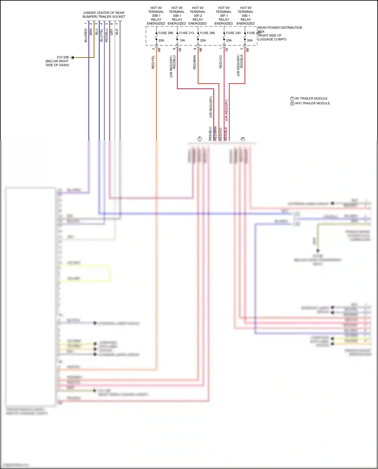 BMW X7 G07 facelift (2022-2024) computer data lines system wiring diagram  (100 of 107)